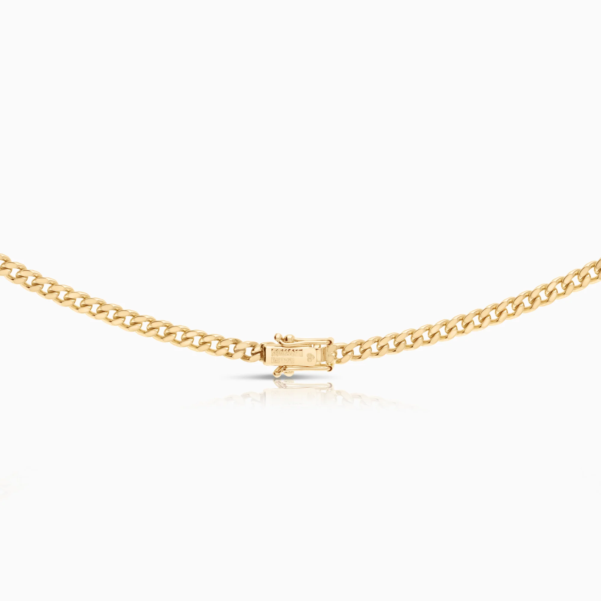 Curb necklace 24.82g 18K gold - Image 2