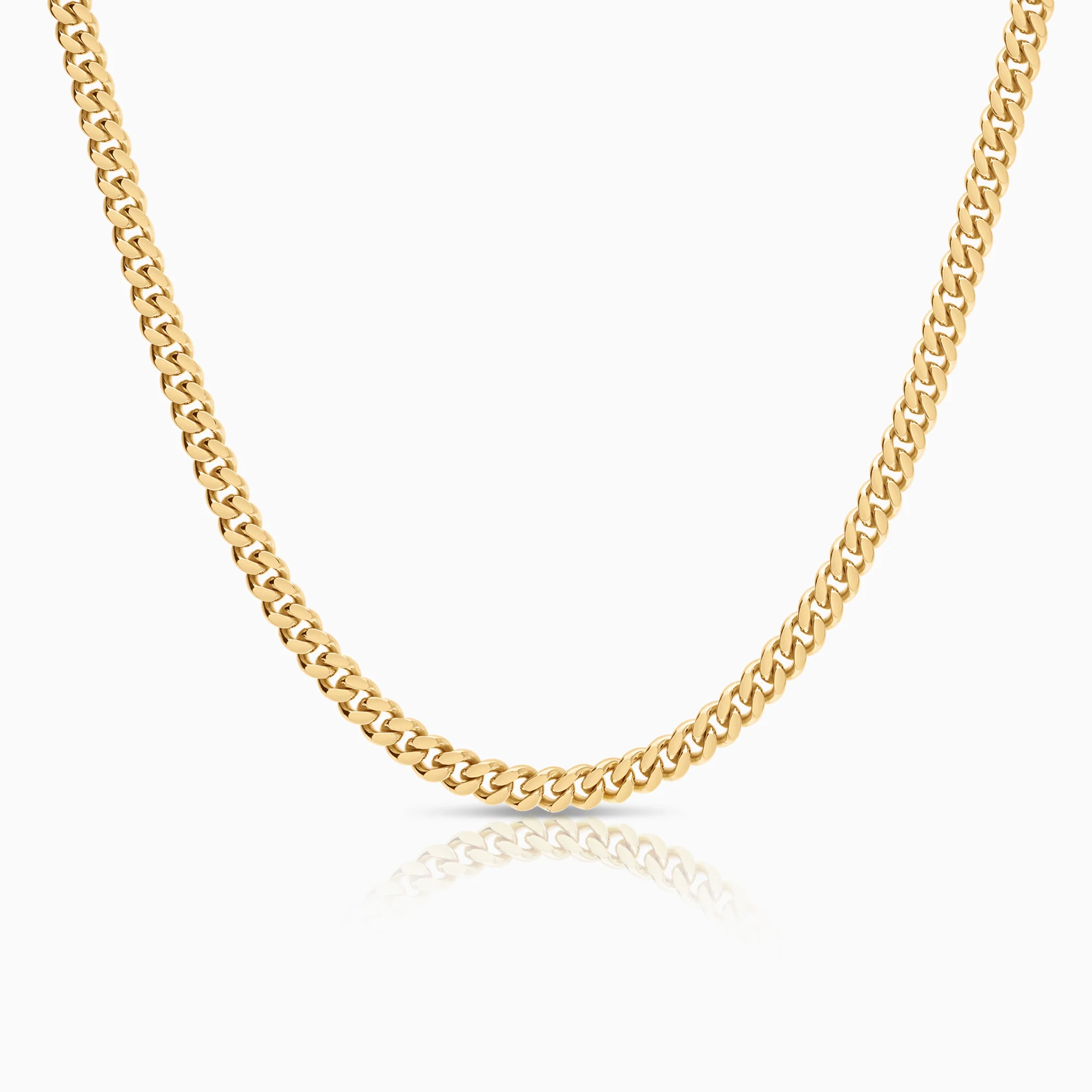 Curb necklace 25.16g 18K gold