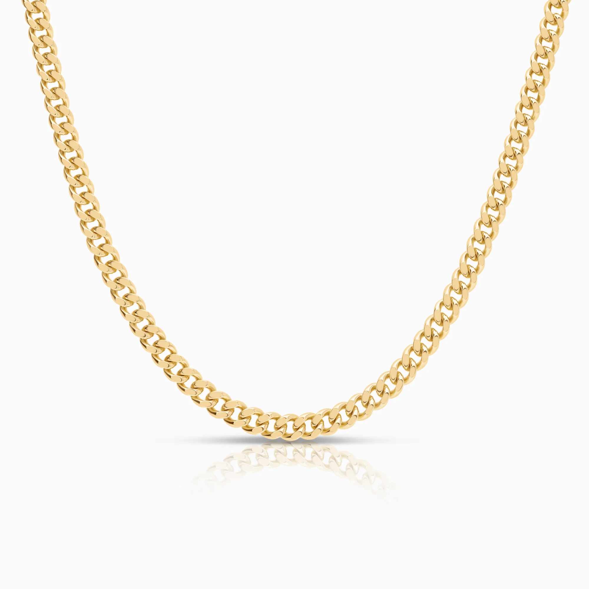 Curb necklace 27.38g 14K gold