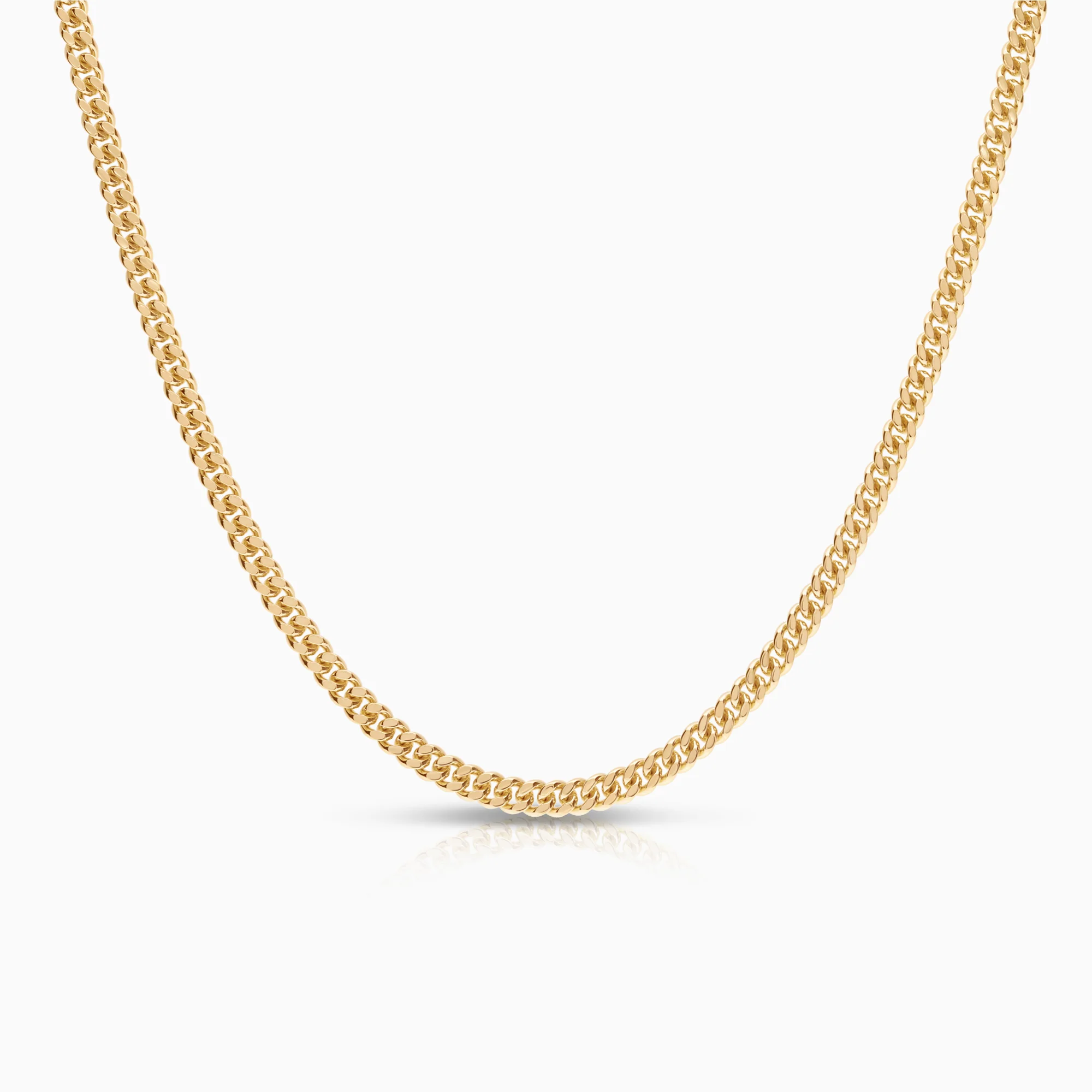Curb necklace 28.24g 18K gold