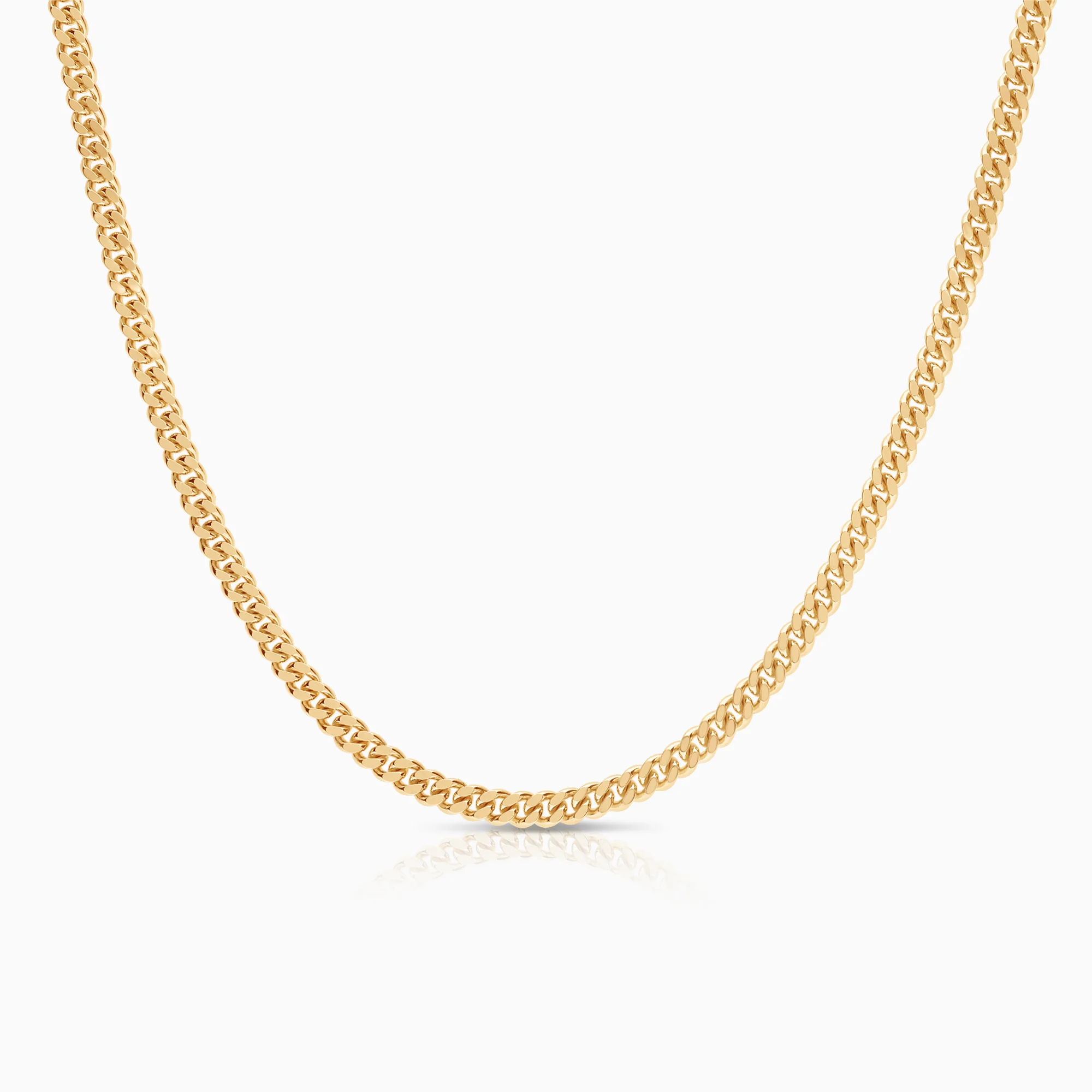 Curb necklace 28.86g 18K gold