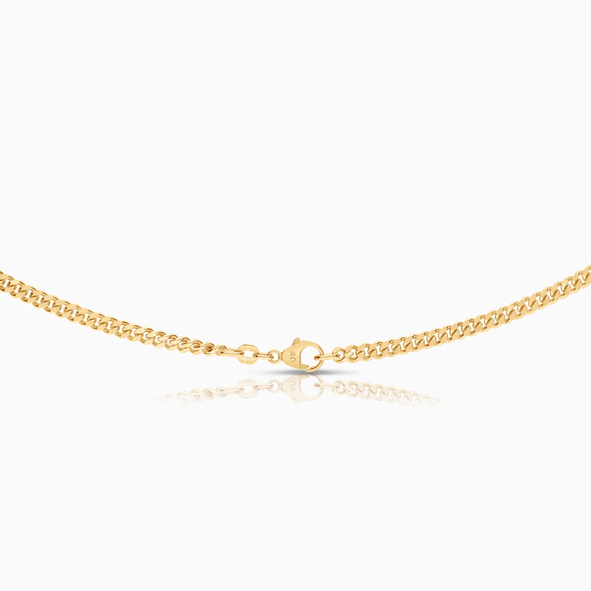 Curb necklace 28.86g 18K gold - Image 2