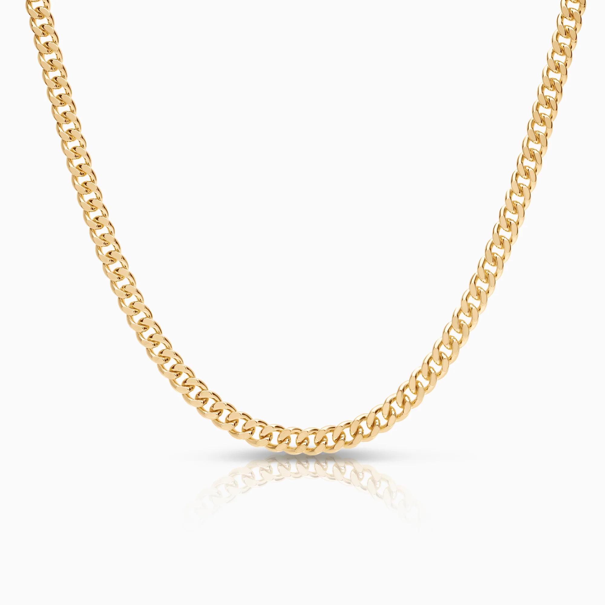 Curb necklace 29.62g 18K gold