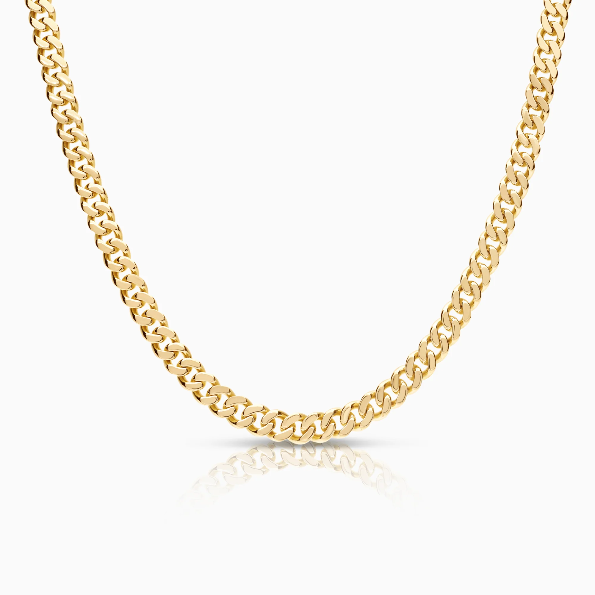 Curb necklace 34.97g 18K gold