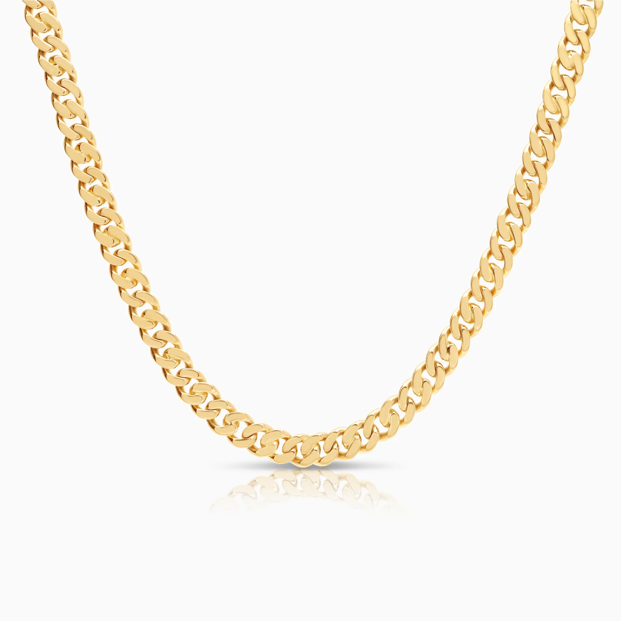 Curb necklace 37.98g 18K gold