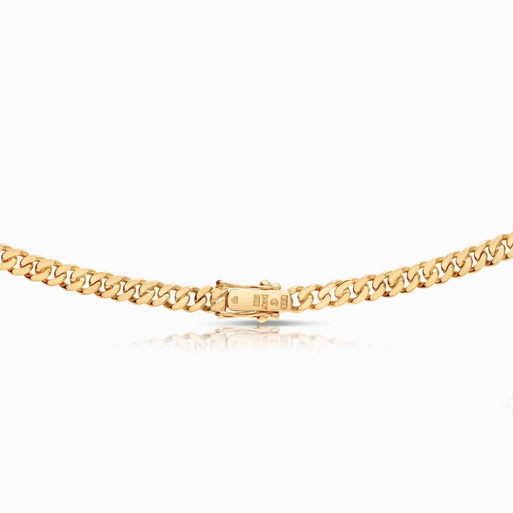 Curb necklace 37.98g 18K gold - Image 3