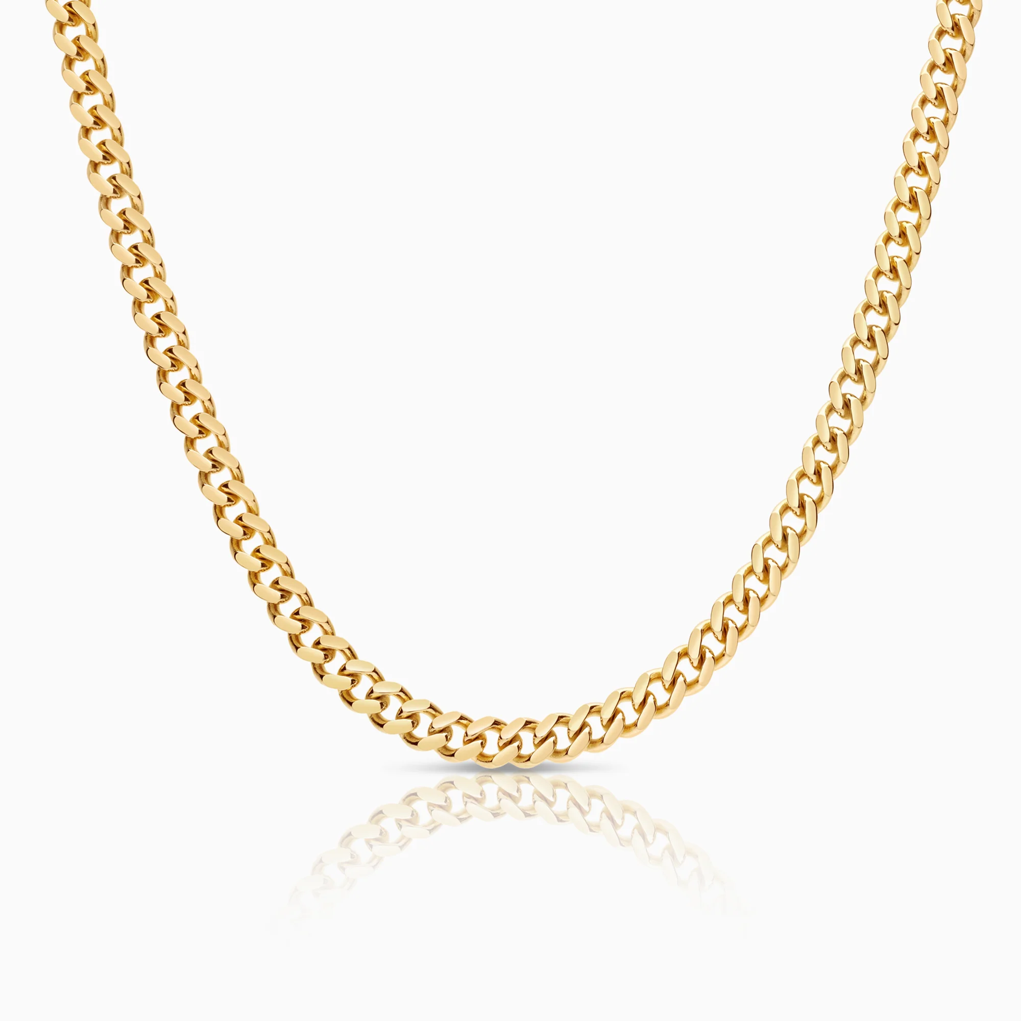 Curb necklace 38.86g 18K gold