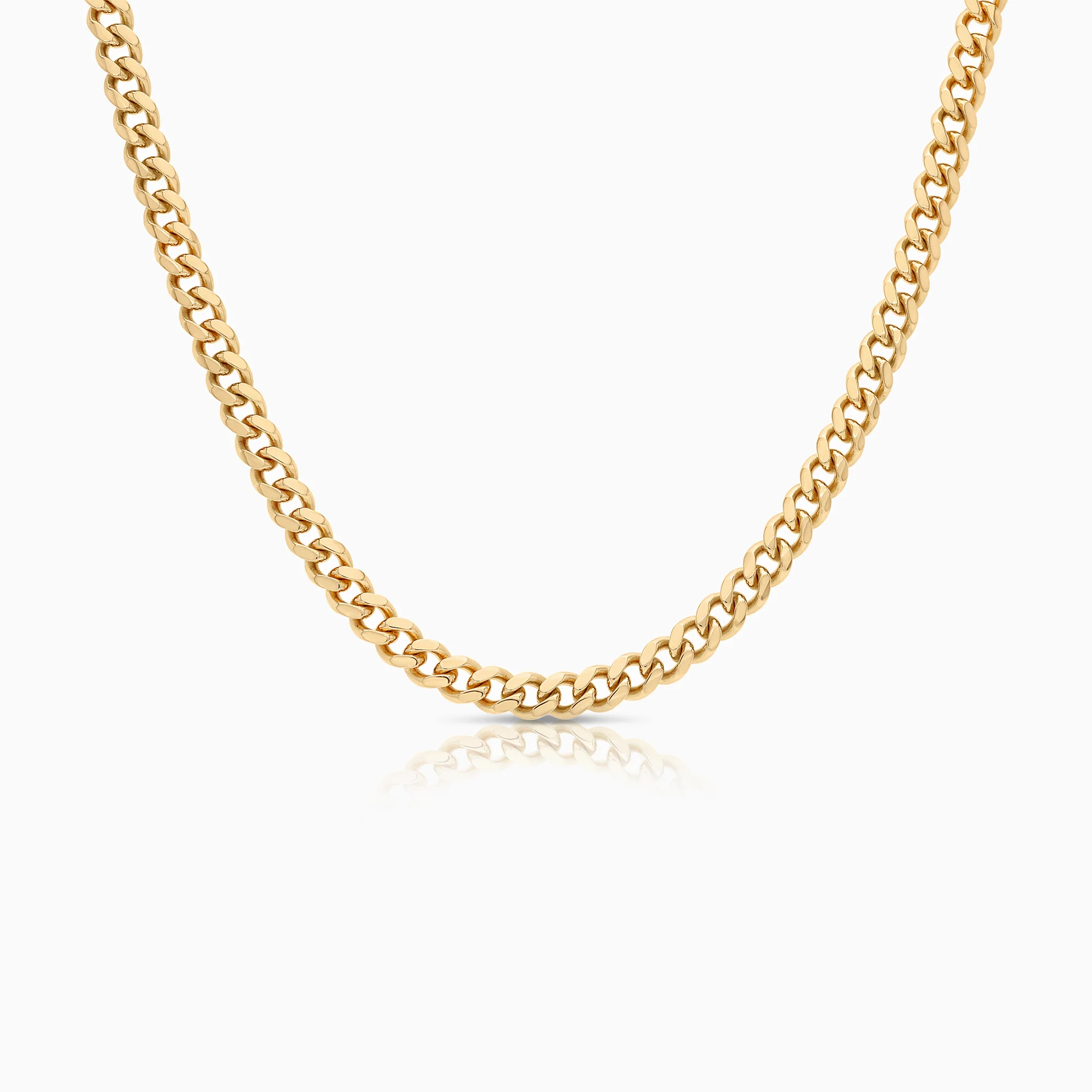 Curb necklace 39.25g 18K gold