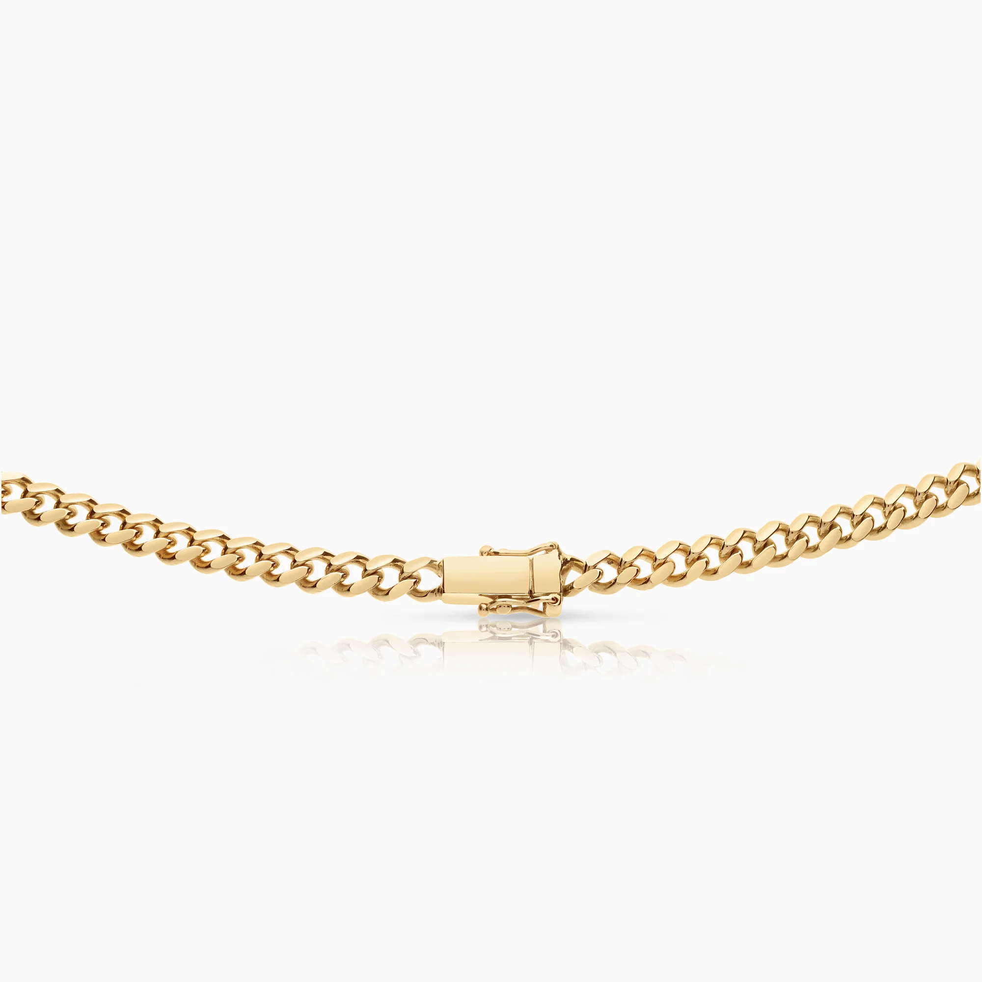 Curb necklace 39.25g 18K gold - Image 2