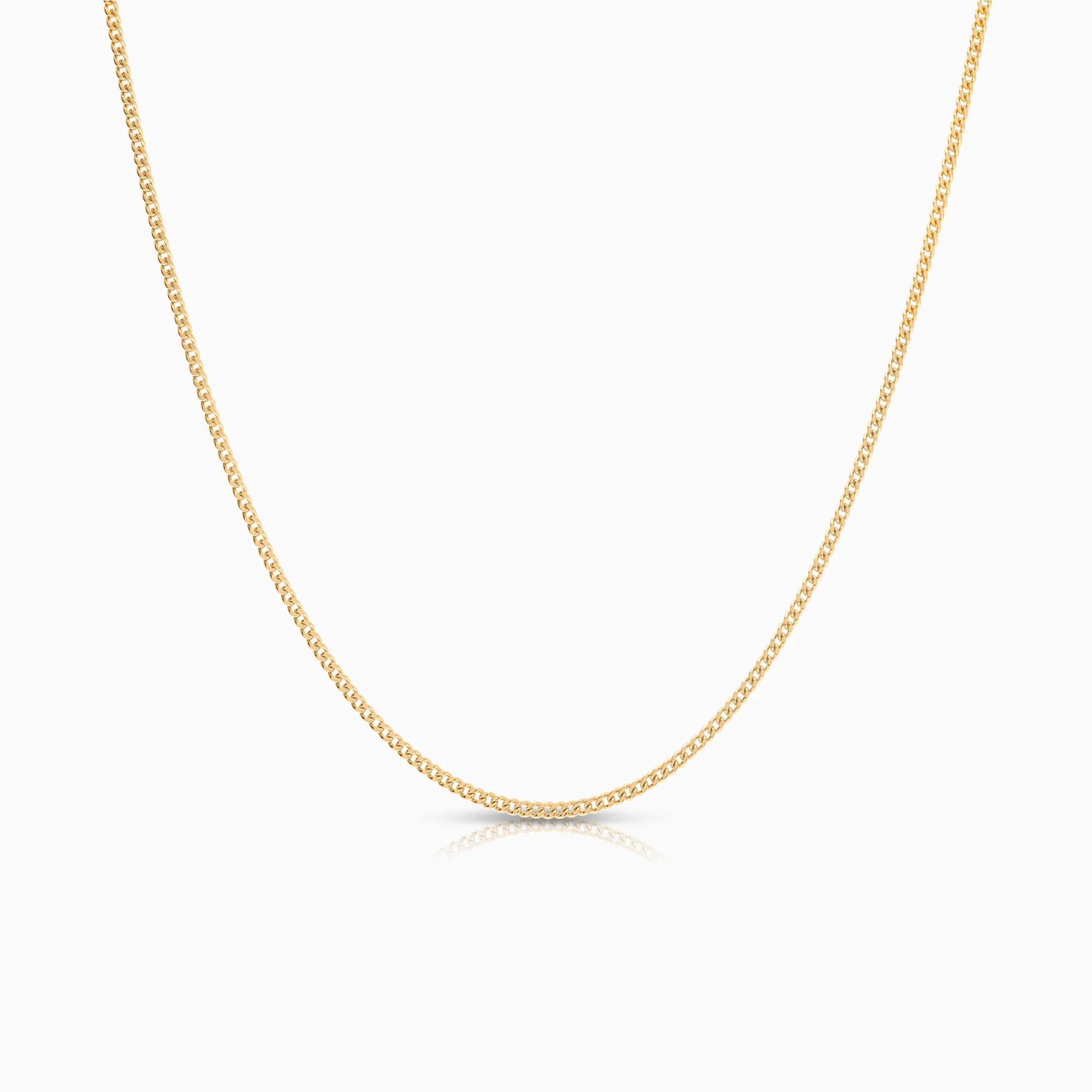 Curb necklace 4.13g 18K gold
