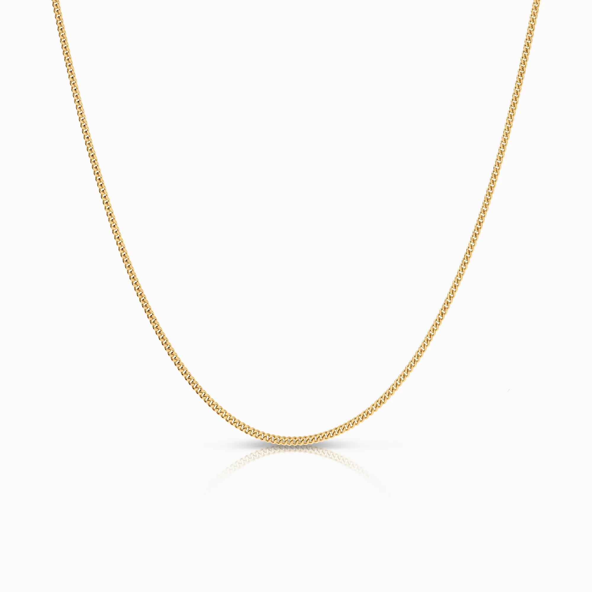 Curb necklace 4.46g 18K gold