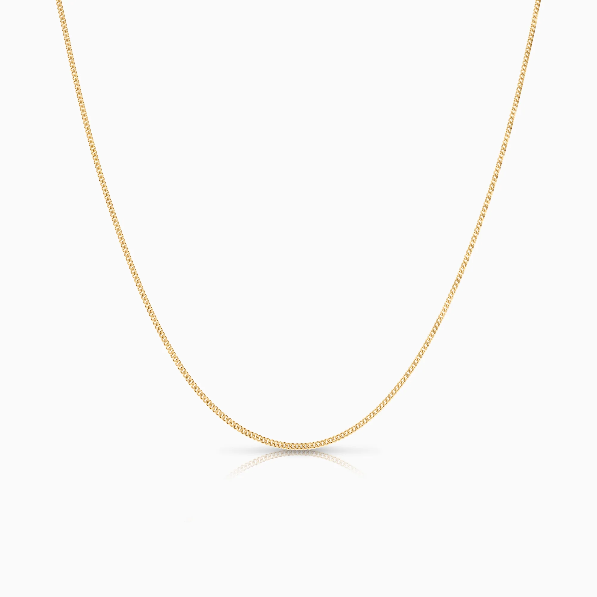 Curb necklace 4.62g 18K gold