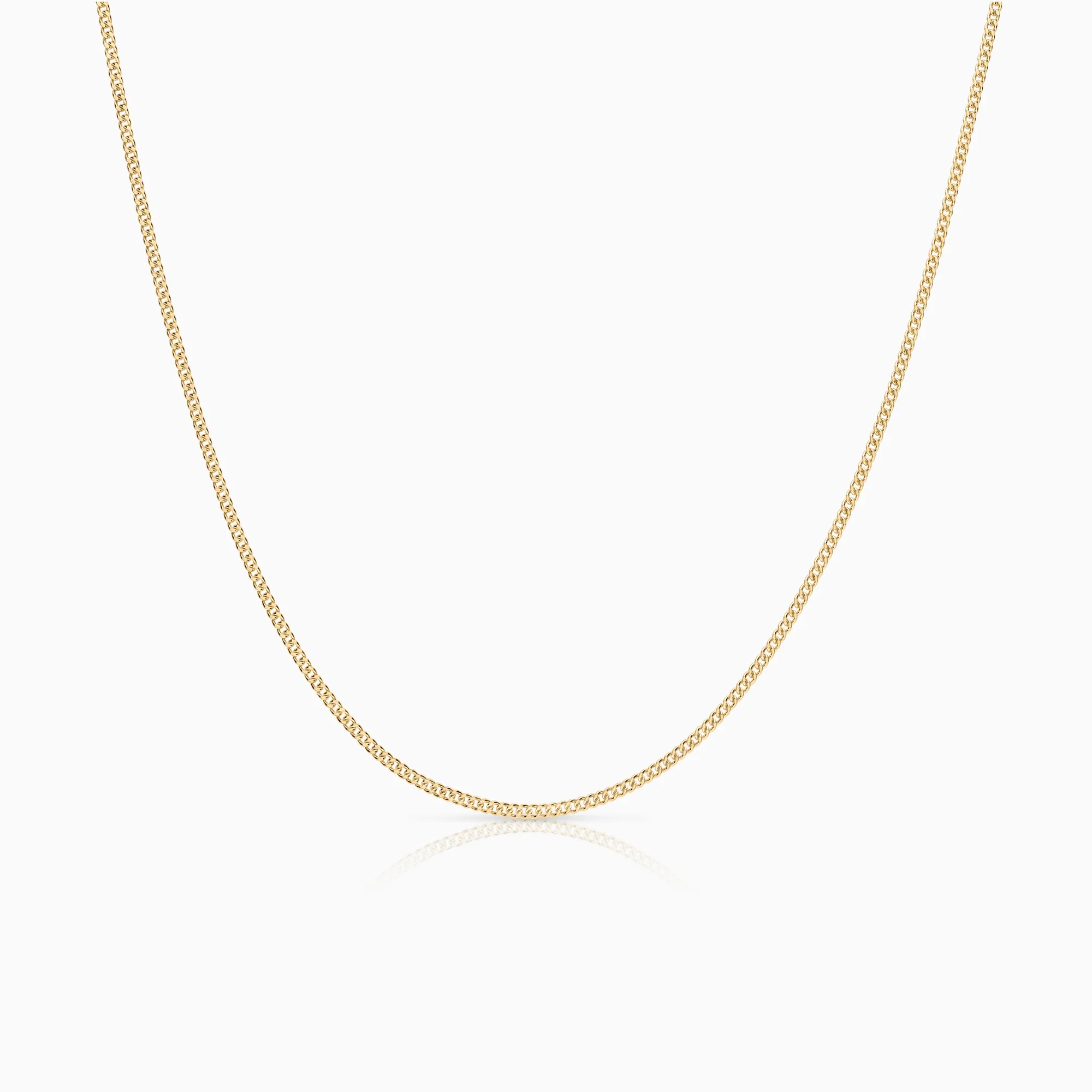 Curb necklace 4.76g 18K gold