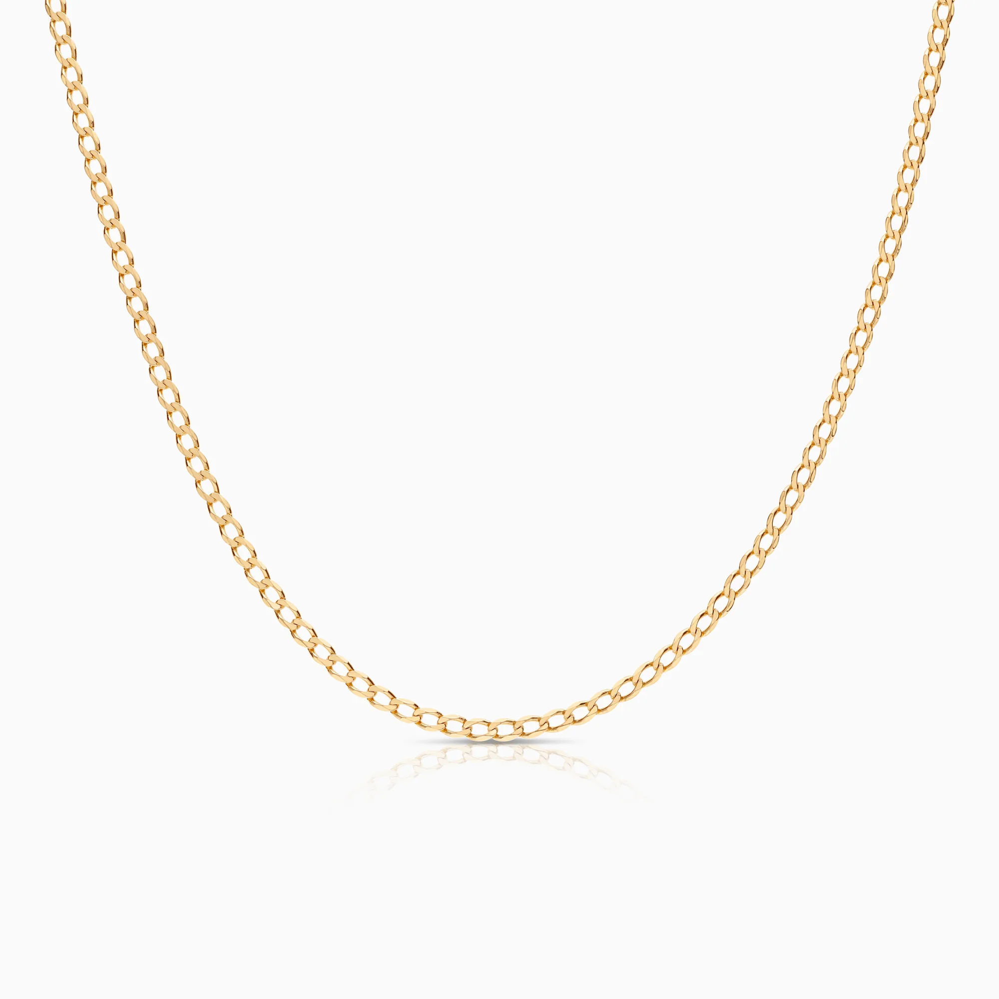 Curb necklace 5.06g 18K gold