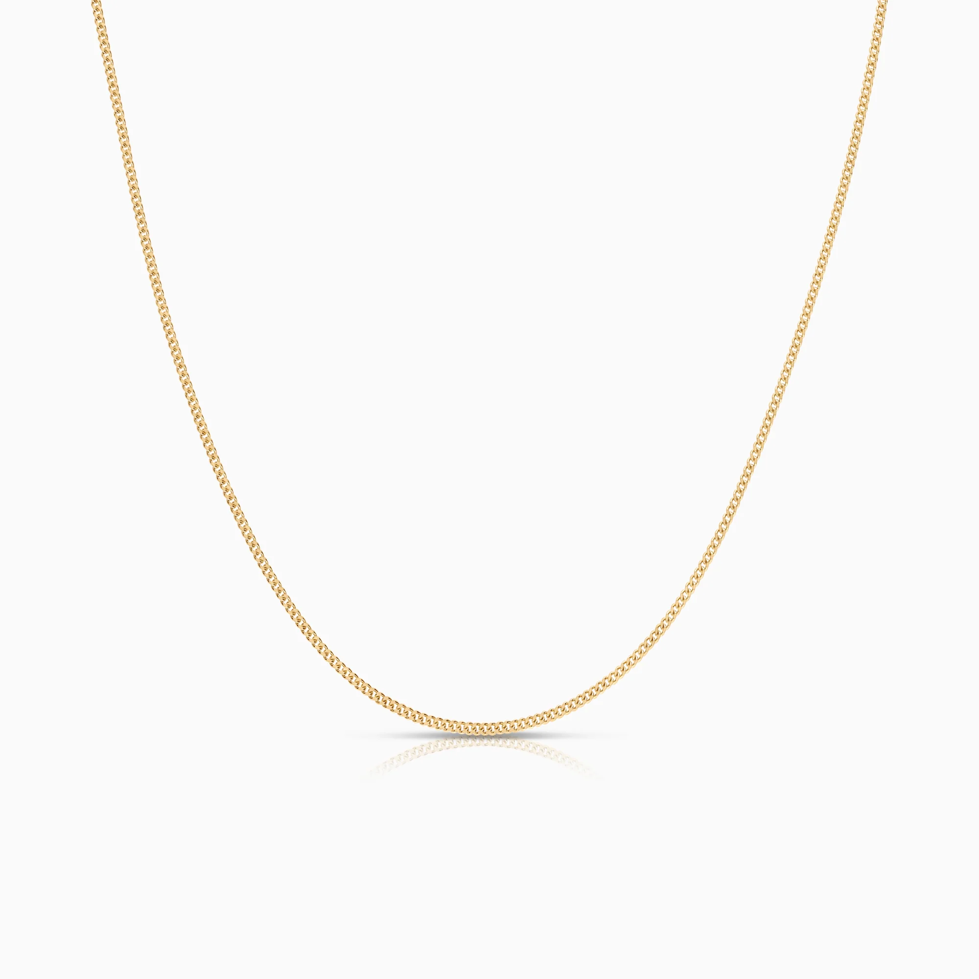 Curb necklace 5.07g 18K gold