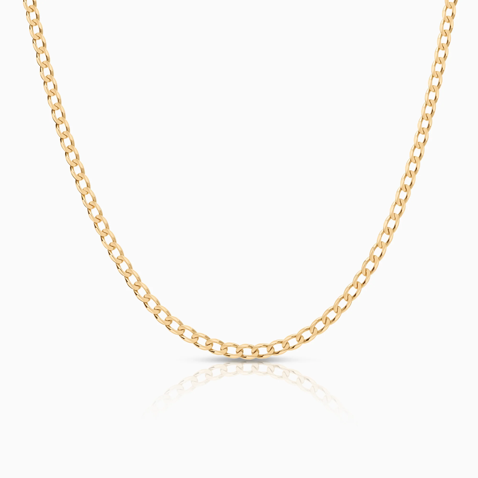 Curb necklace 5.25g 18K gold