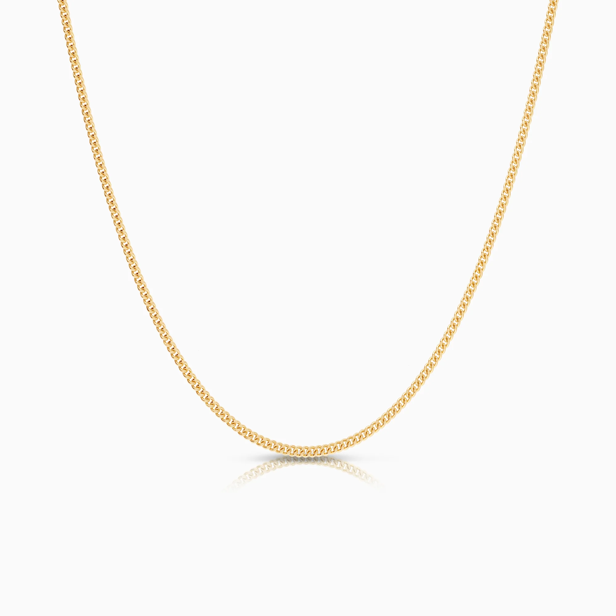 Curb necklace 5.57g 18K gold
