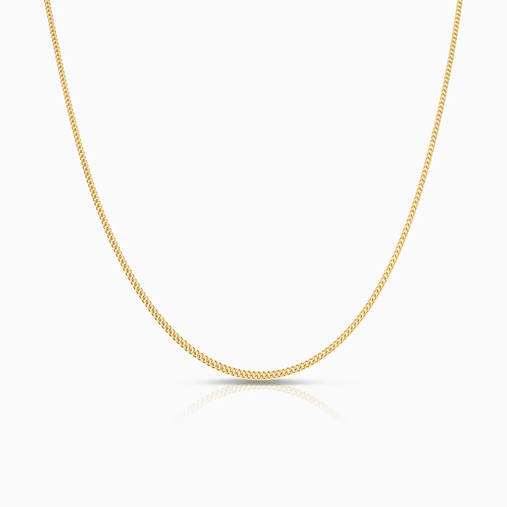 Curb necklace 5.62g 18K gold