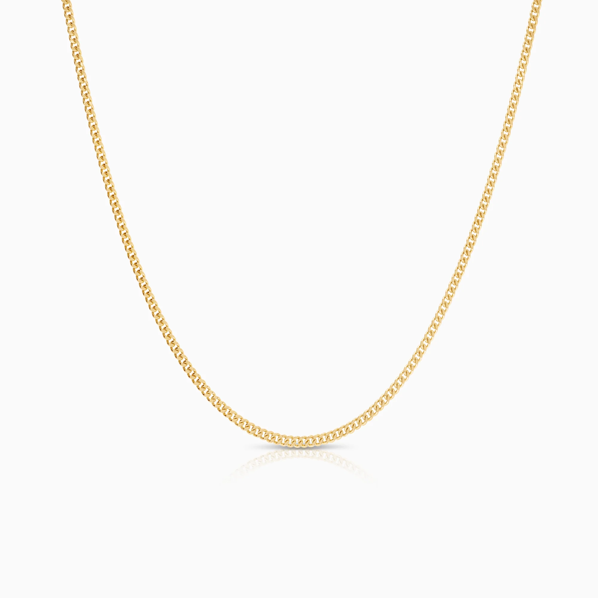 Curb necklace 6.00g 18K gold