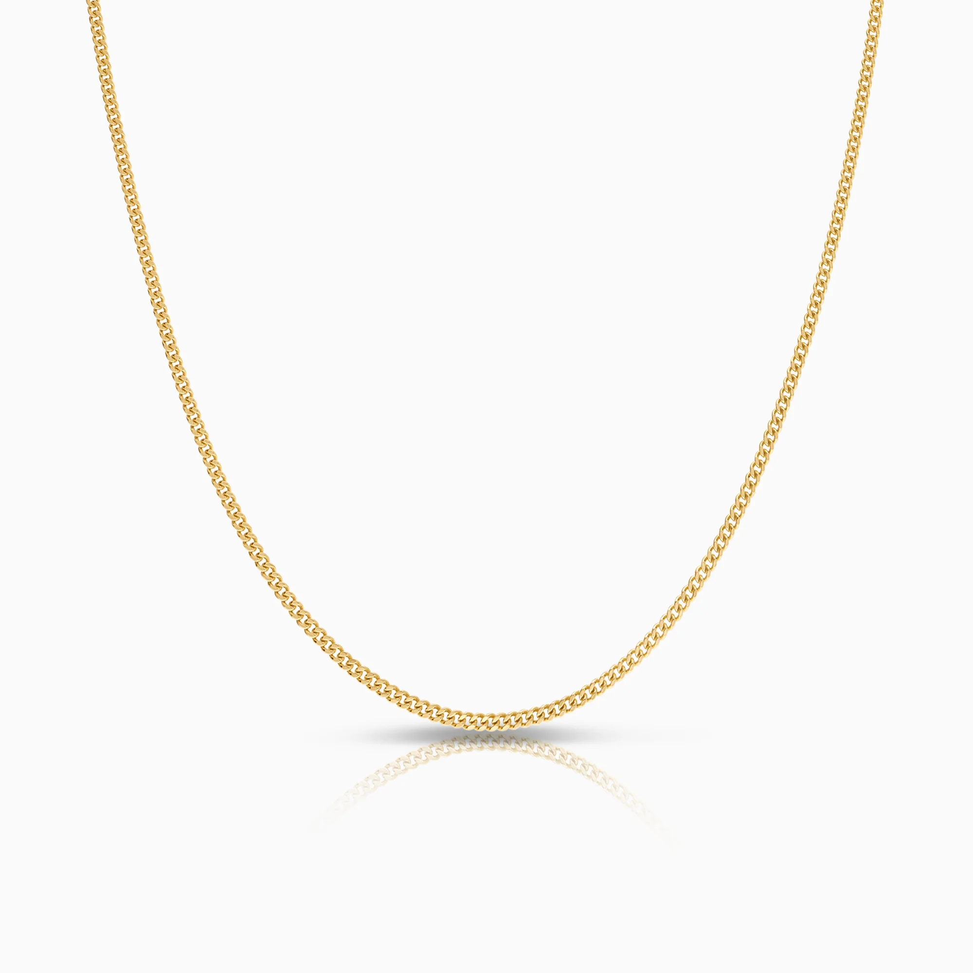 Curb necklace 6.01g 18K gold
