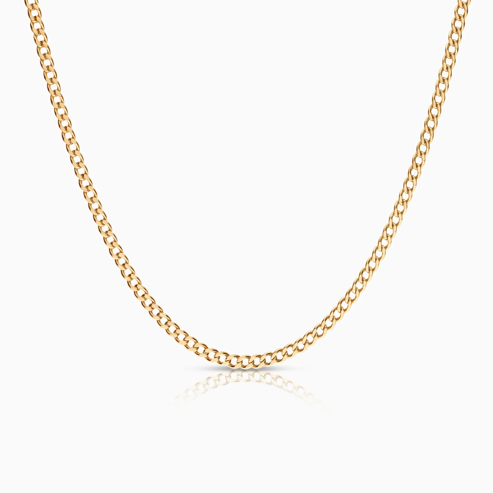 Curb necklace 6.37g 18K gold