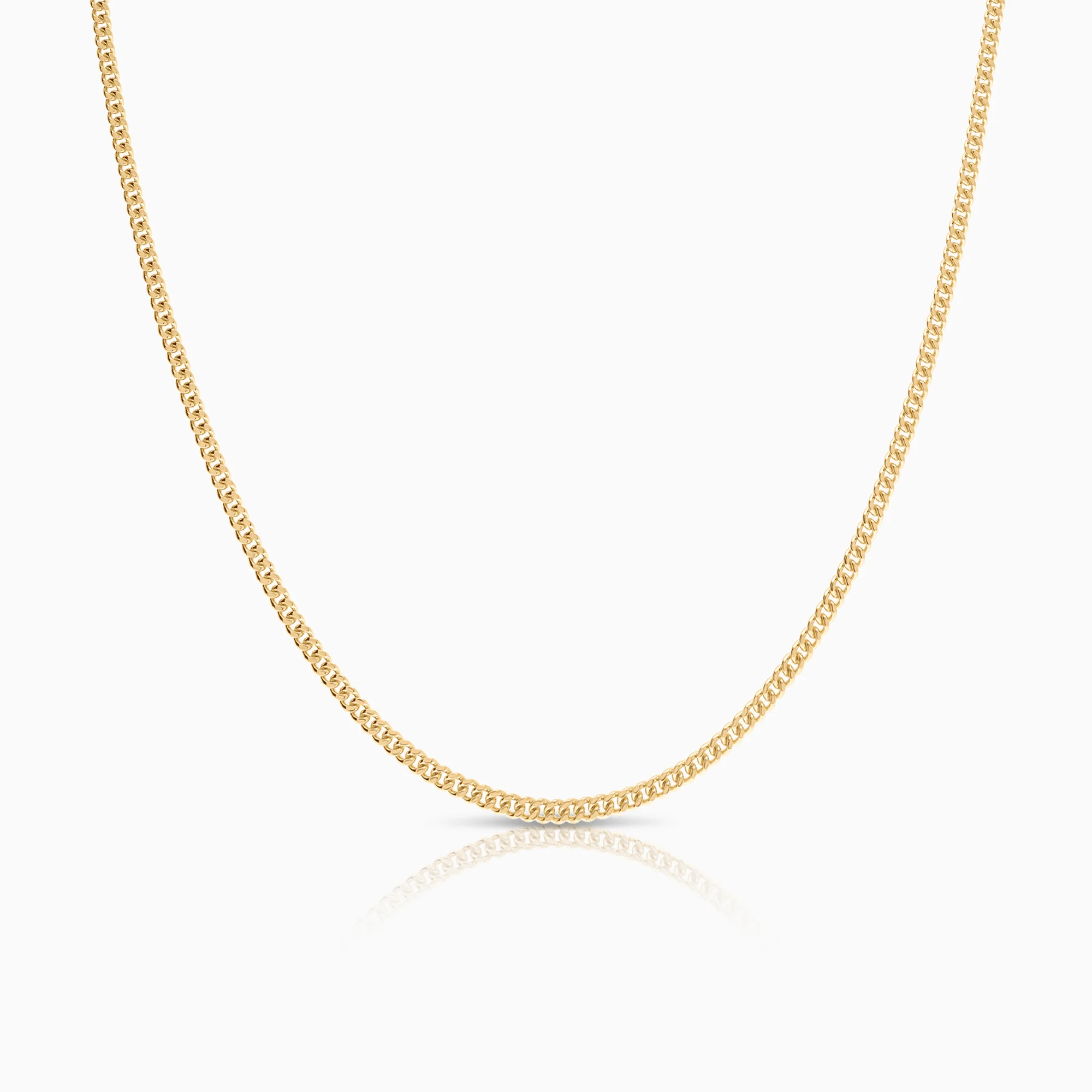 Curb necklace 6.77g 18K gold