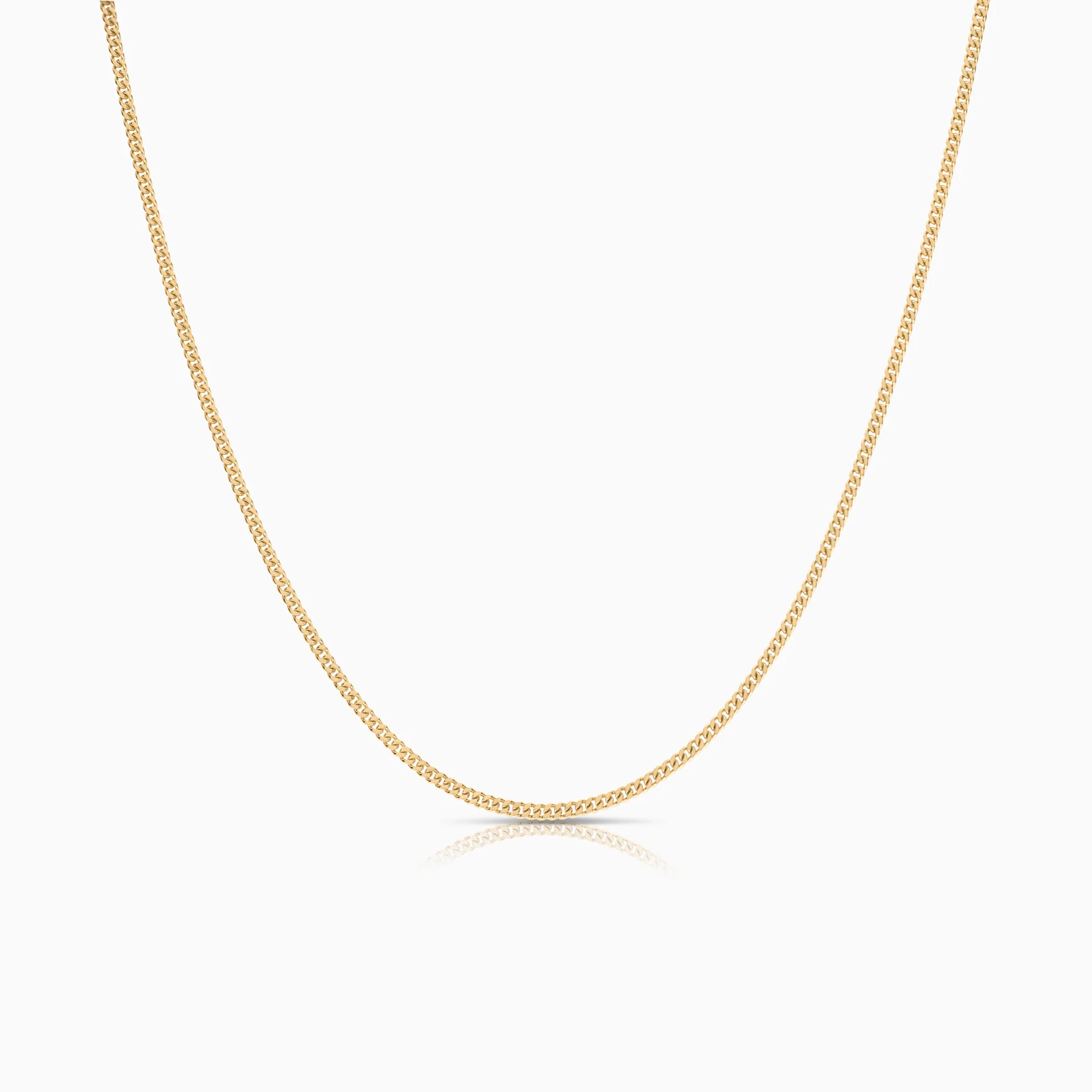 Curb necklace 6.89g 18K gold