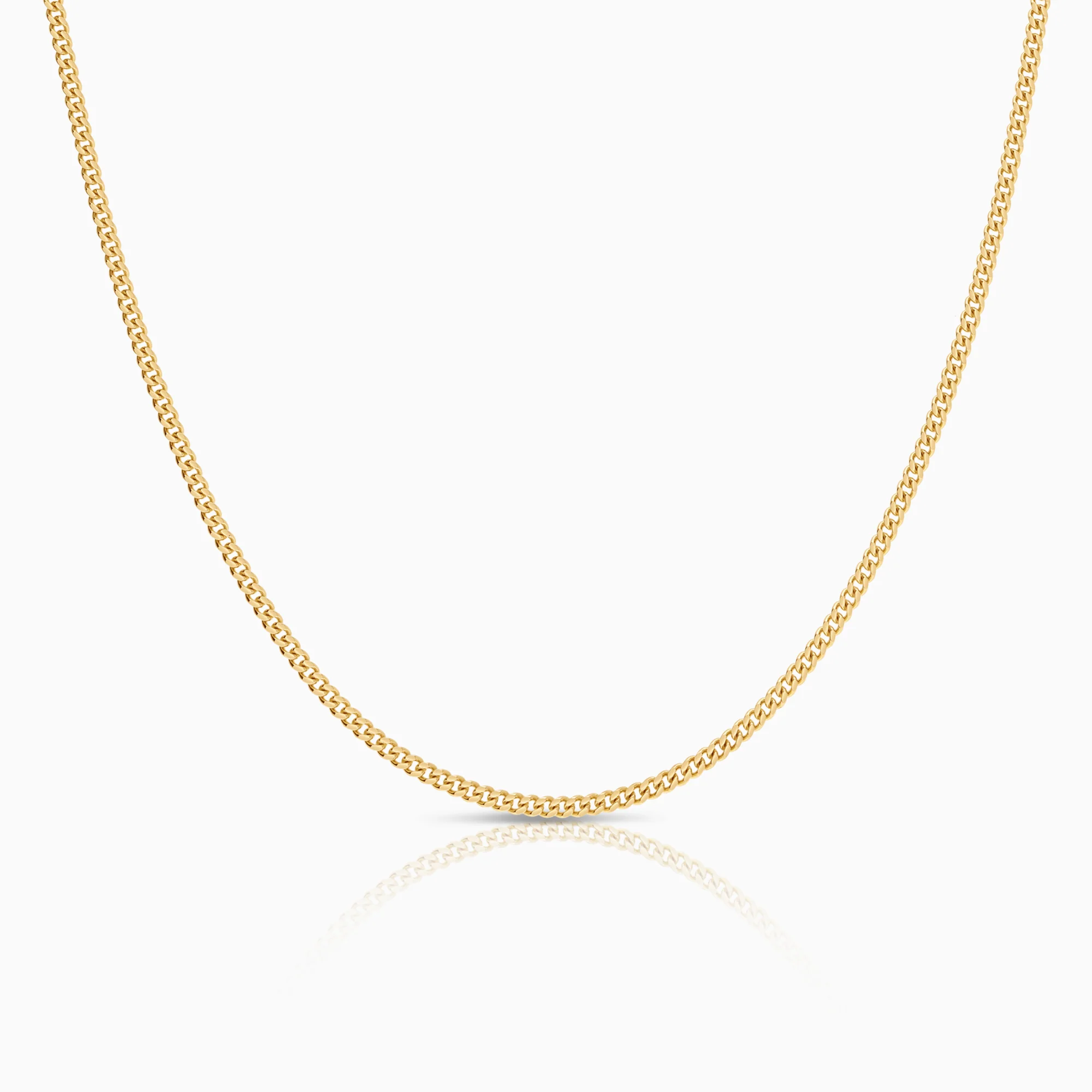 Curb necklace 6.95g 18K gold