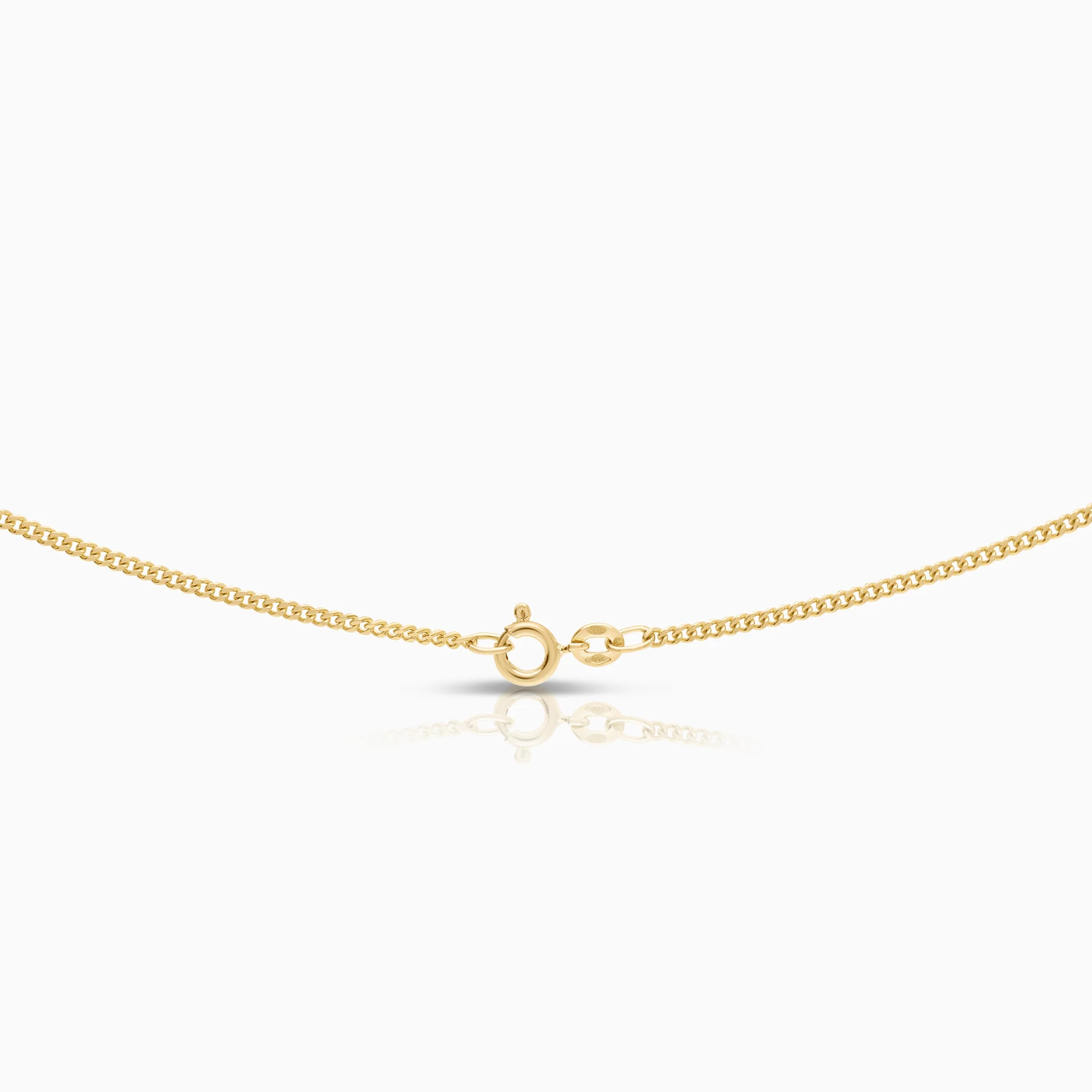 Curb necklace 6.95g 18K gold - Image 2