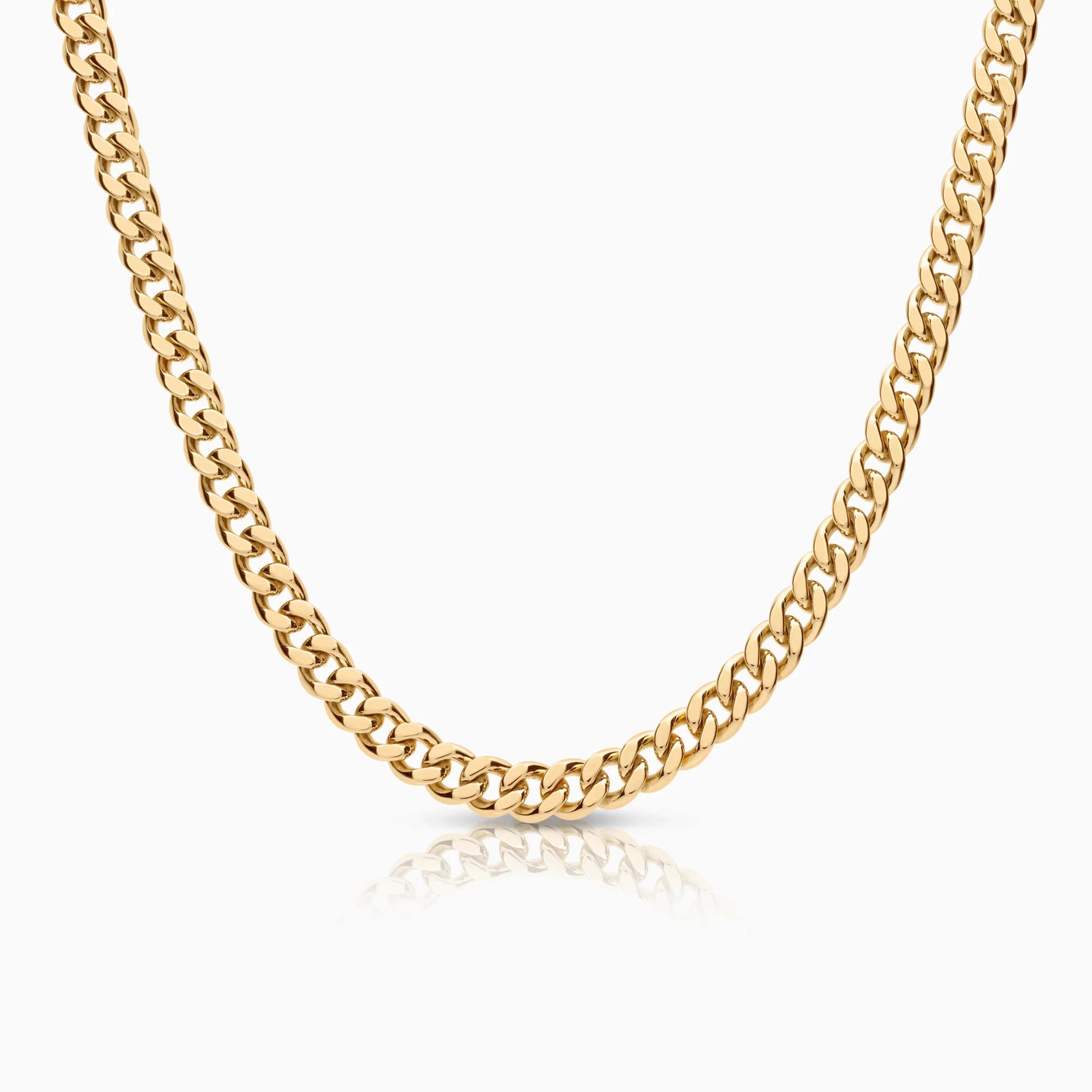 Curb necklace 67.51g 18K gold