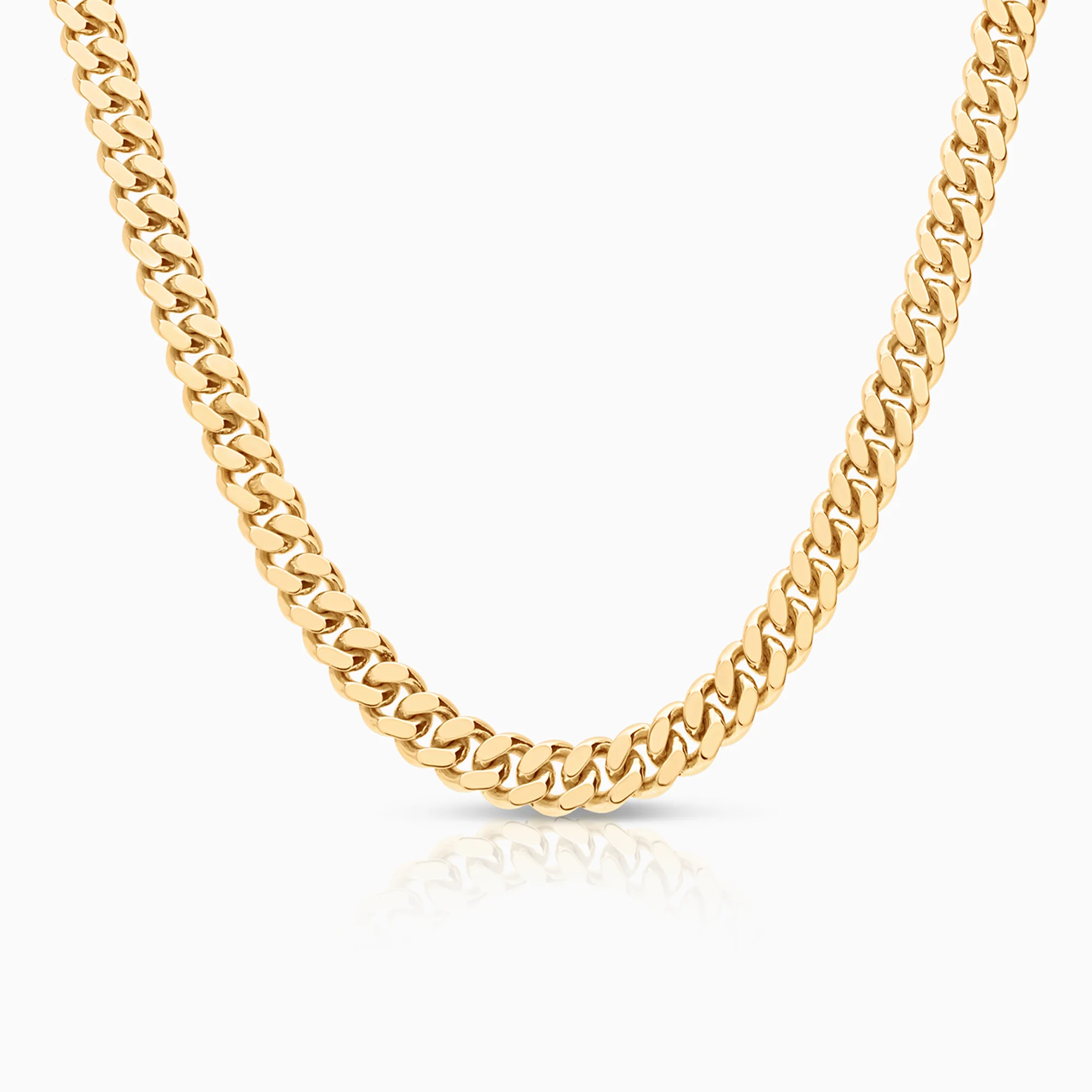 Curb necklace 69.90g 18K gold