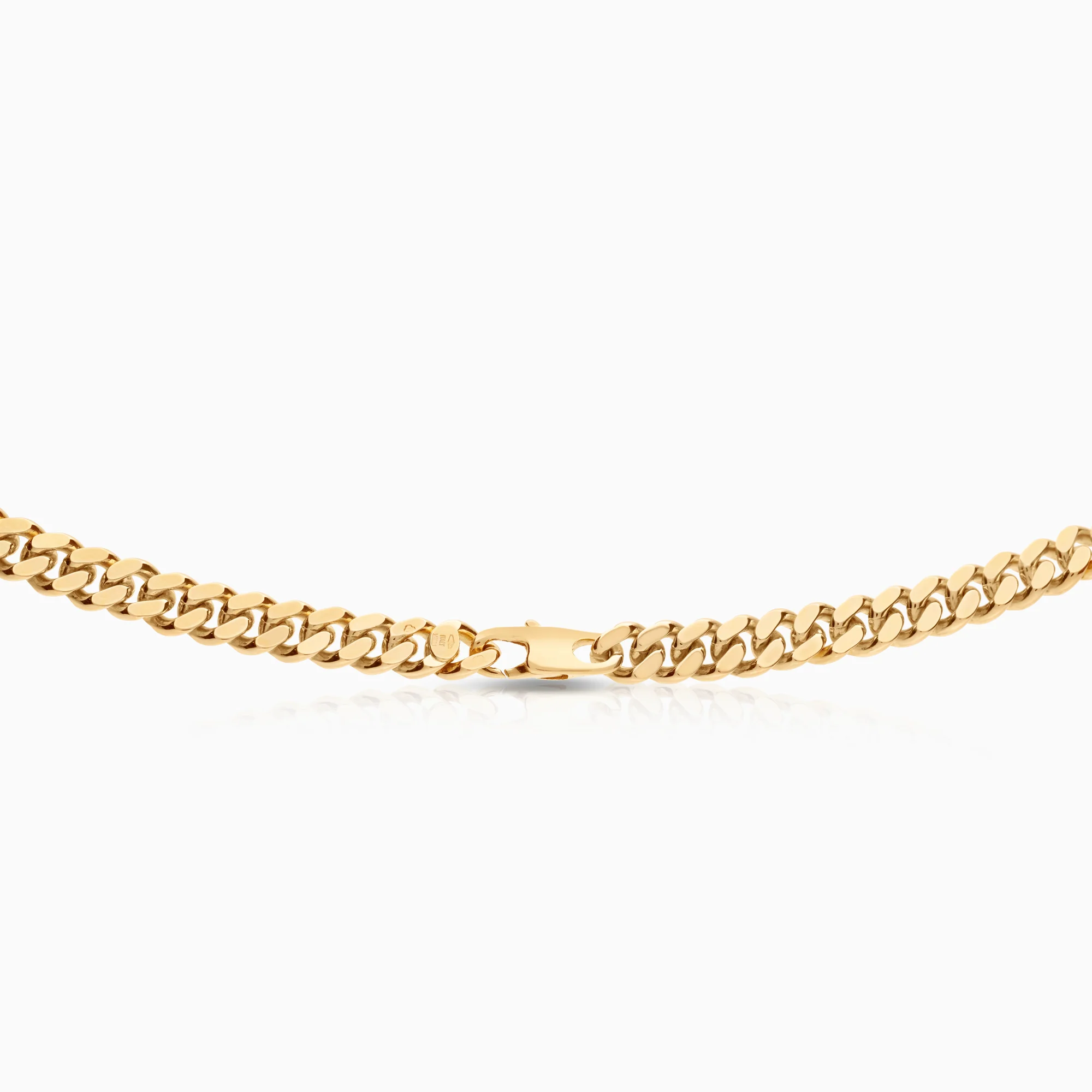 Curb necklace 69.90g 18K gold - Image 2
