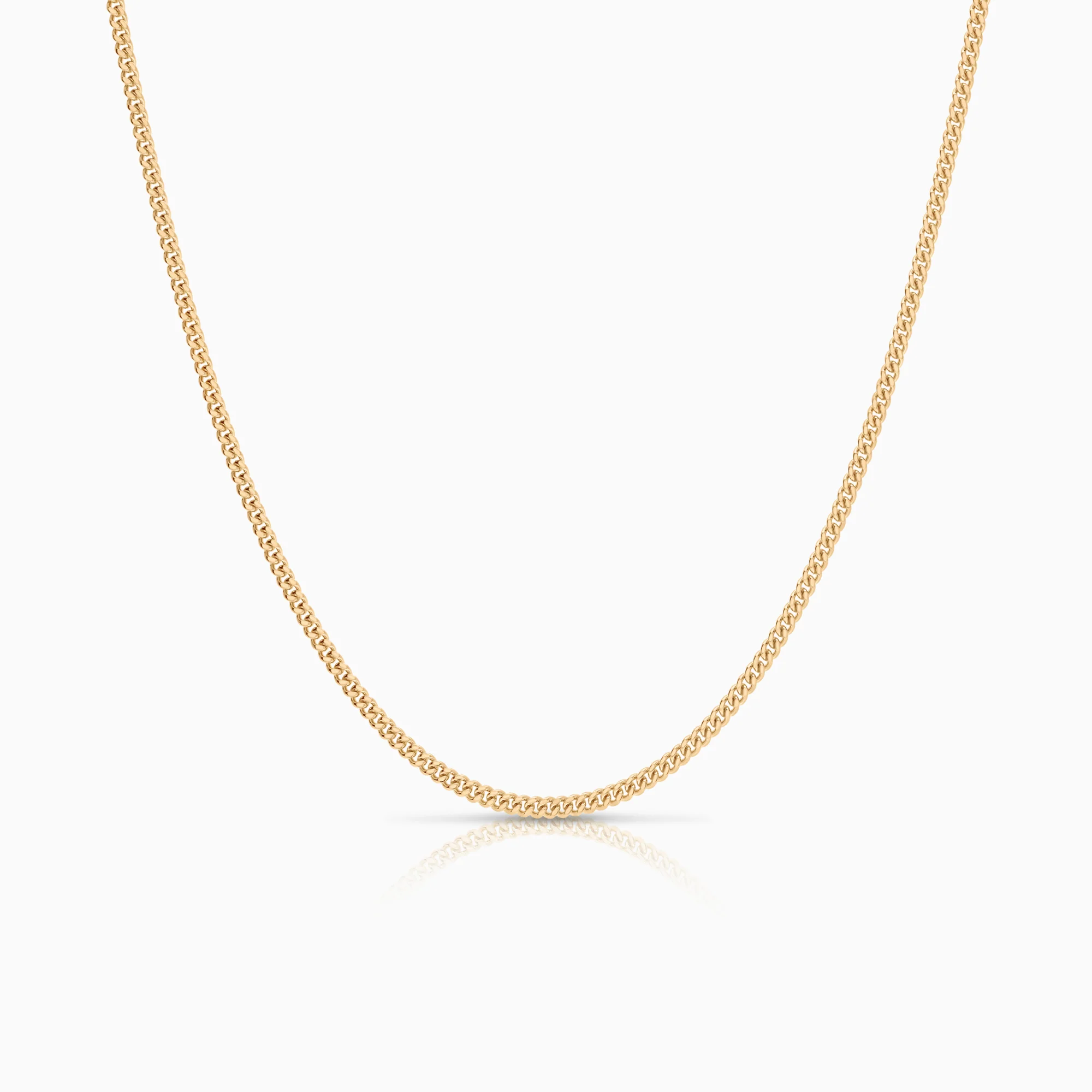 Curb necklace 7.29g 18K gold