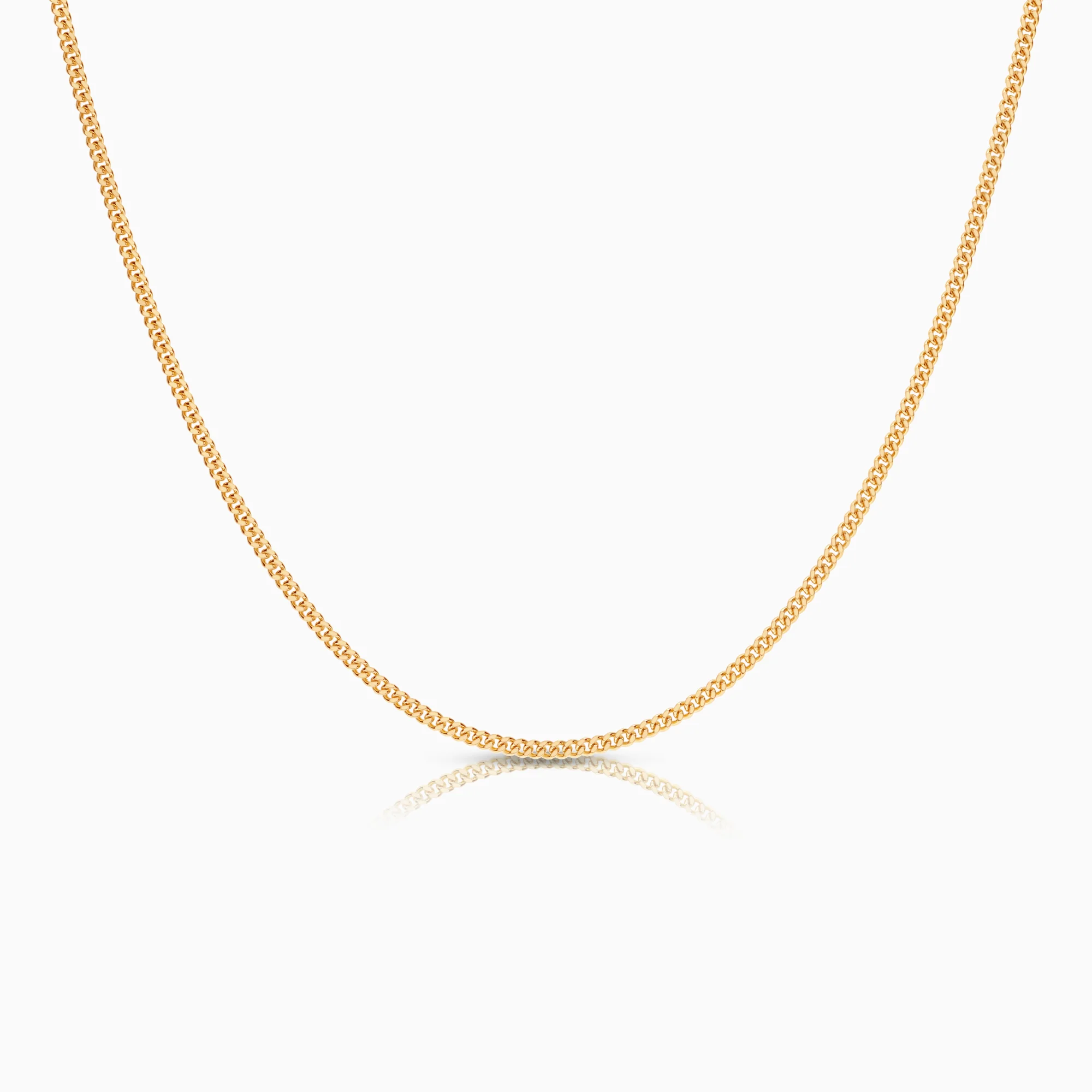 Curb necklace 7.37g 18K gold
