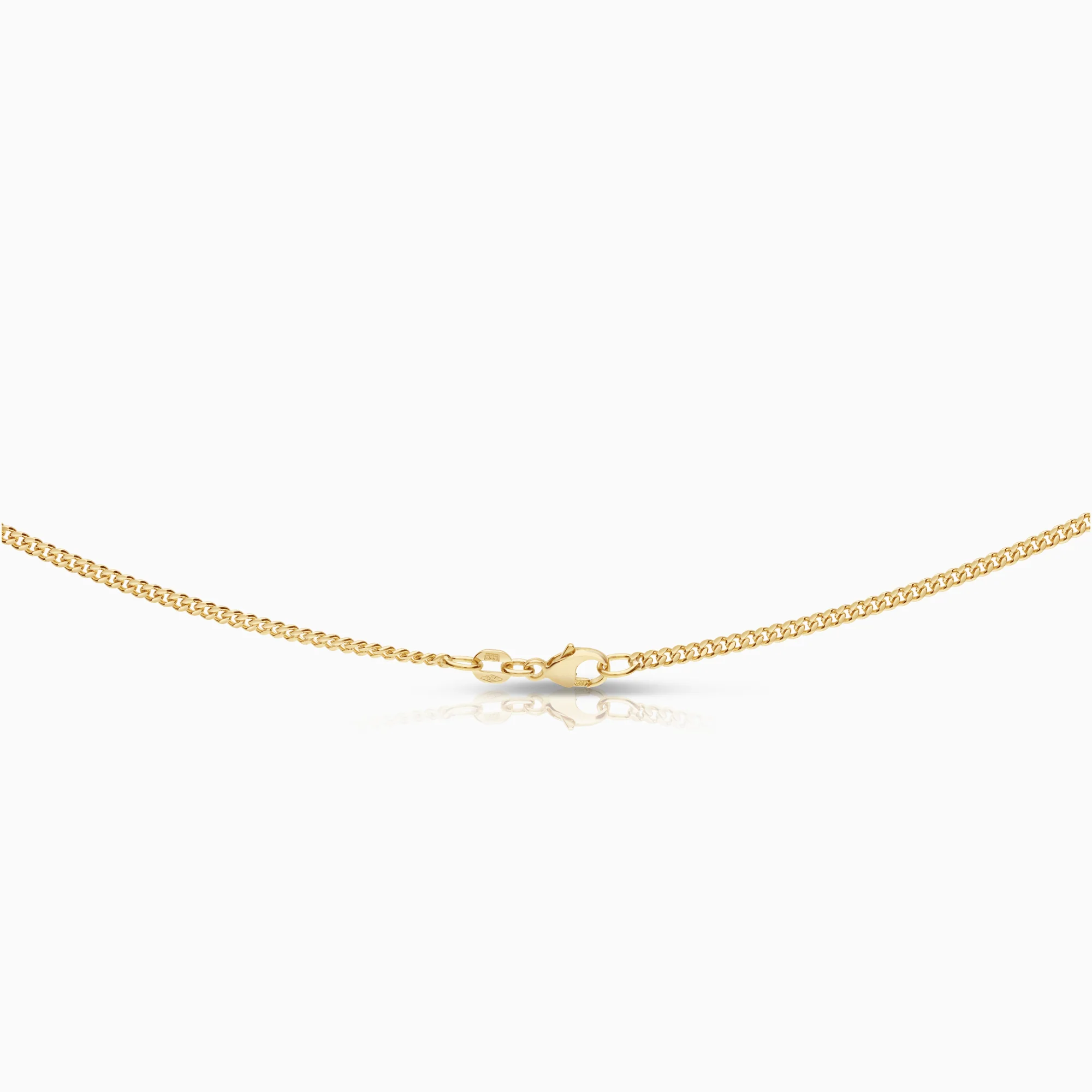 Curb necklace 7.55g 18K gold - Image 2