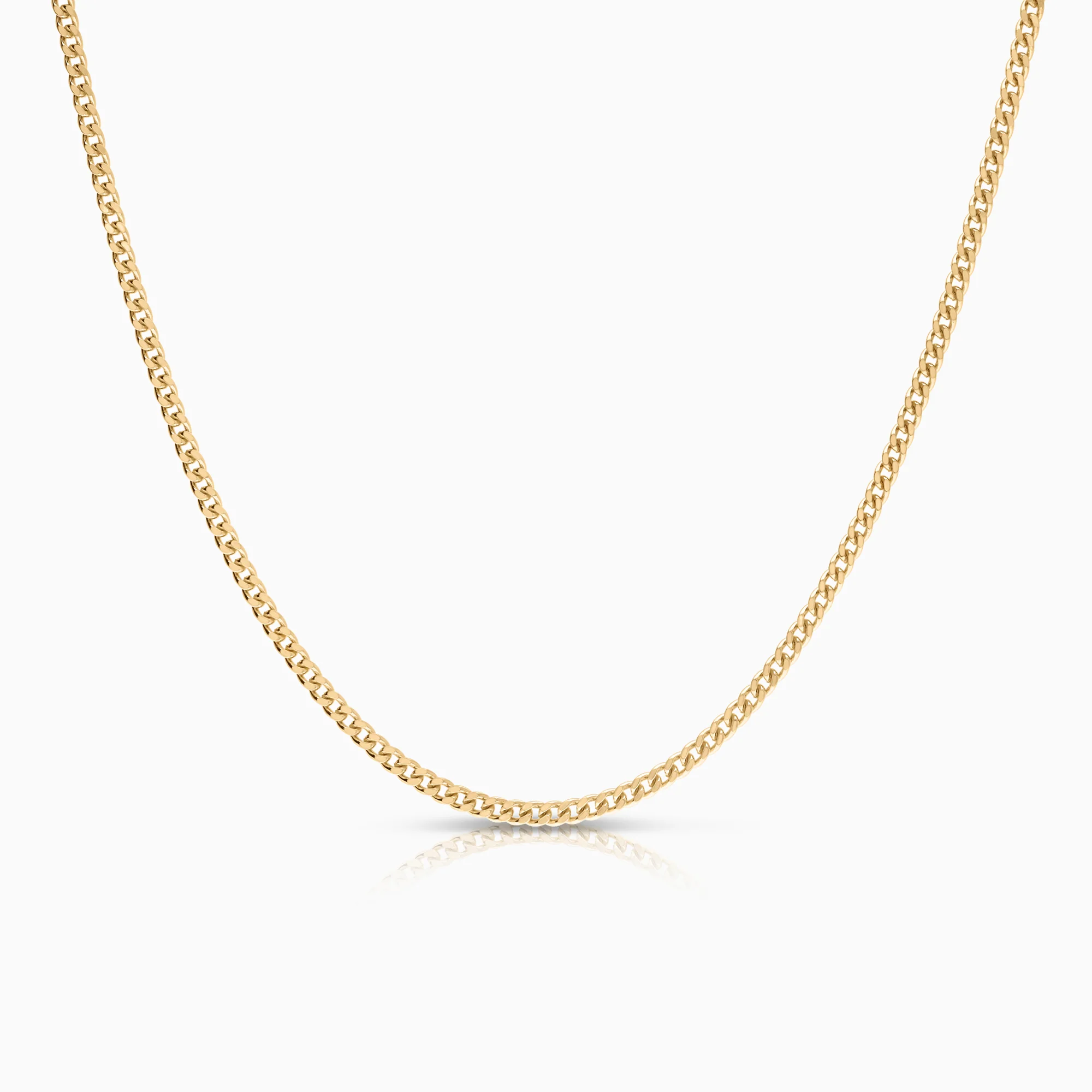 Curb necklace 8.83g 18K gold