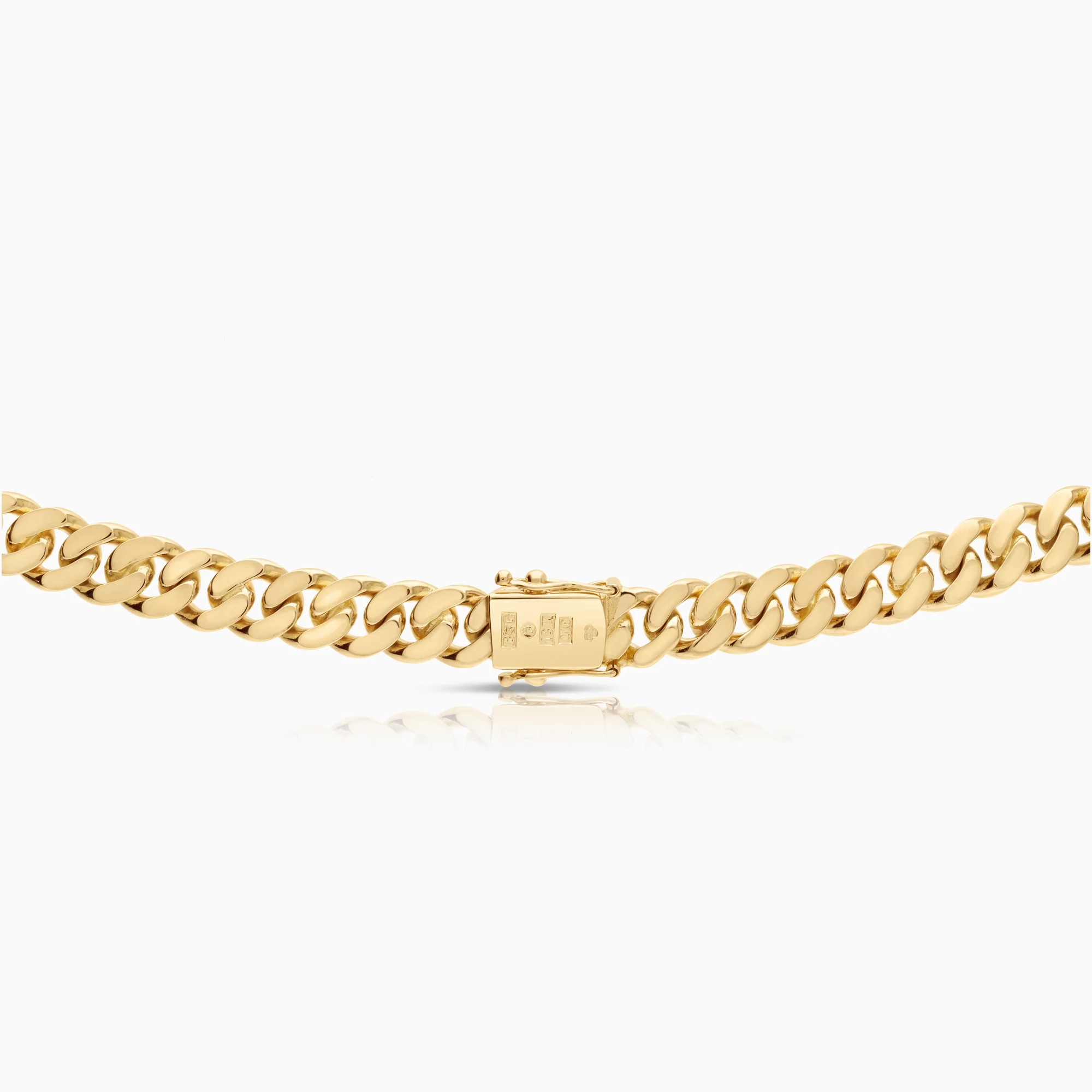 Curb necklace 88.19g 18K gold - Image 2