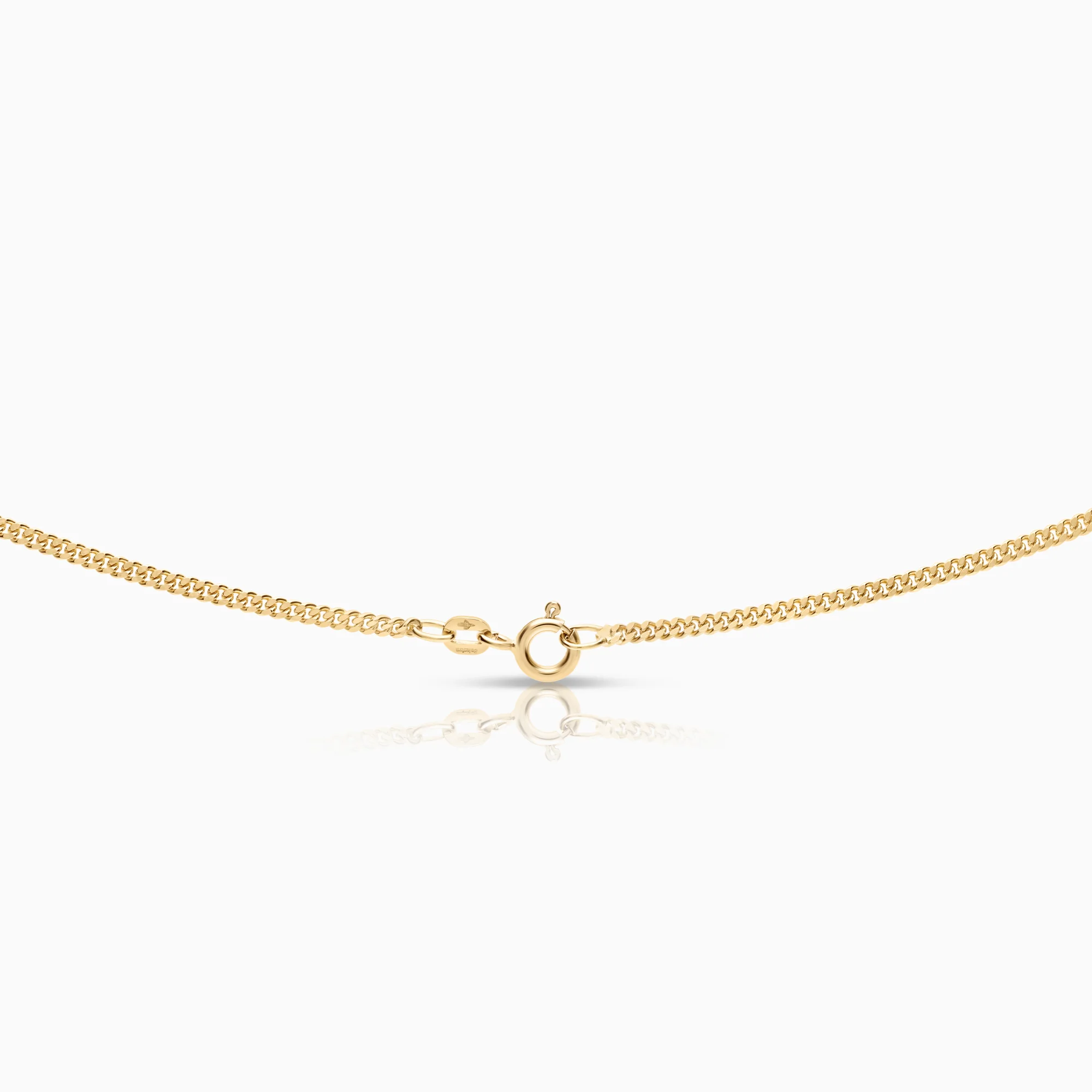 Curb necklace 9.19g 18K gold - Image 2