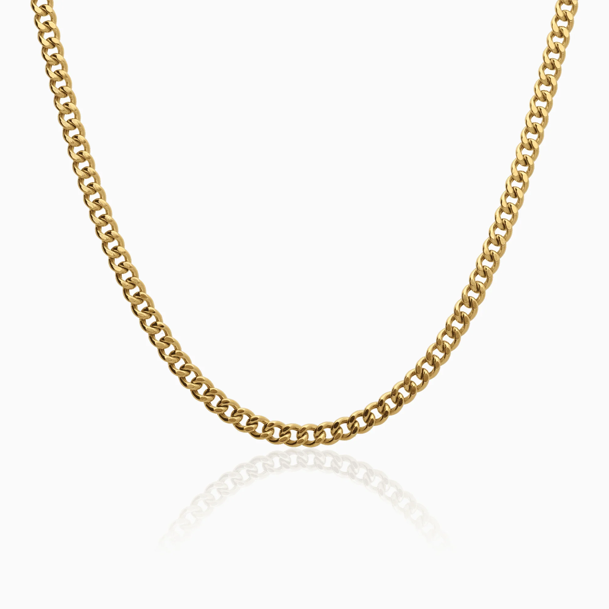 Curb necklace 9.90g 18K