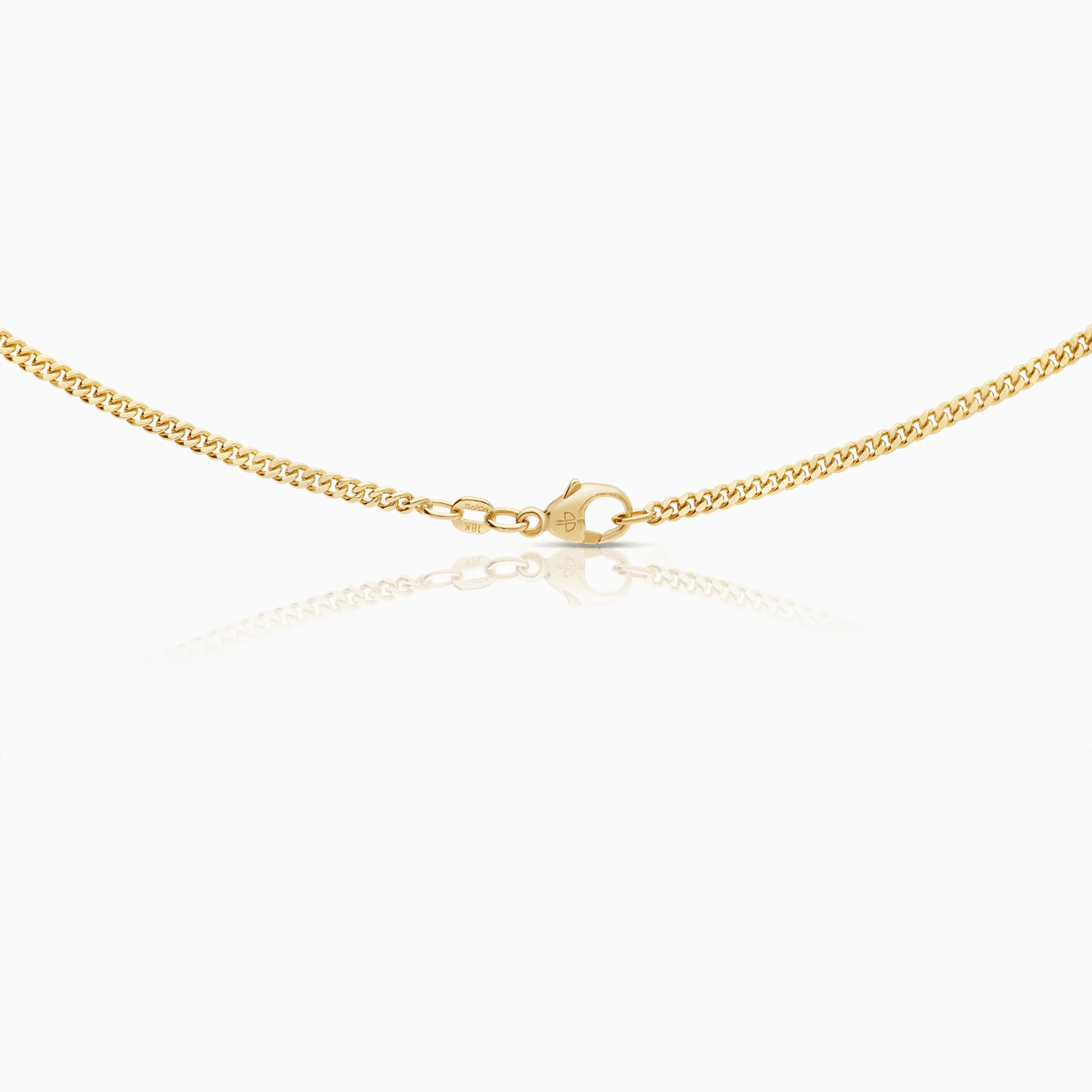 Curb chain 12.25g 18K gold - Image 2