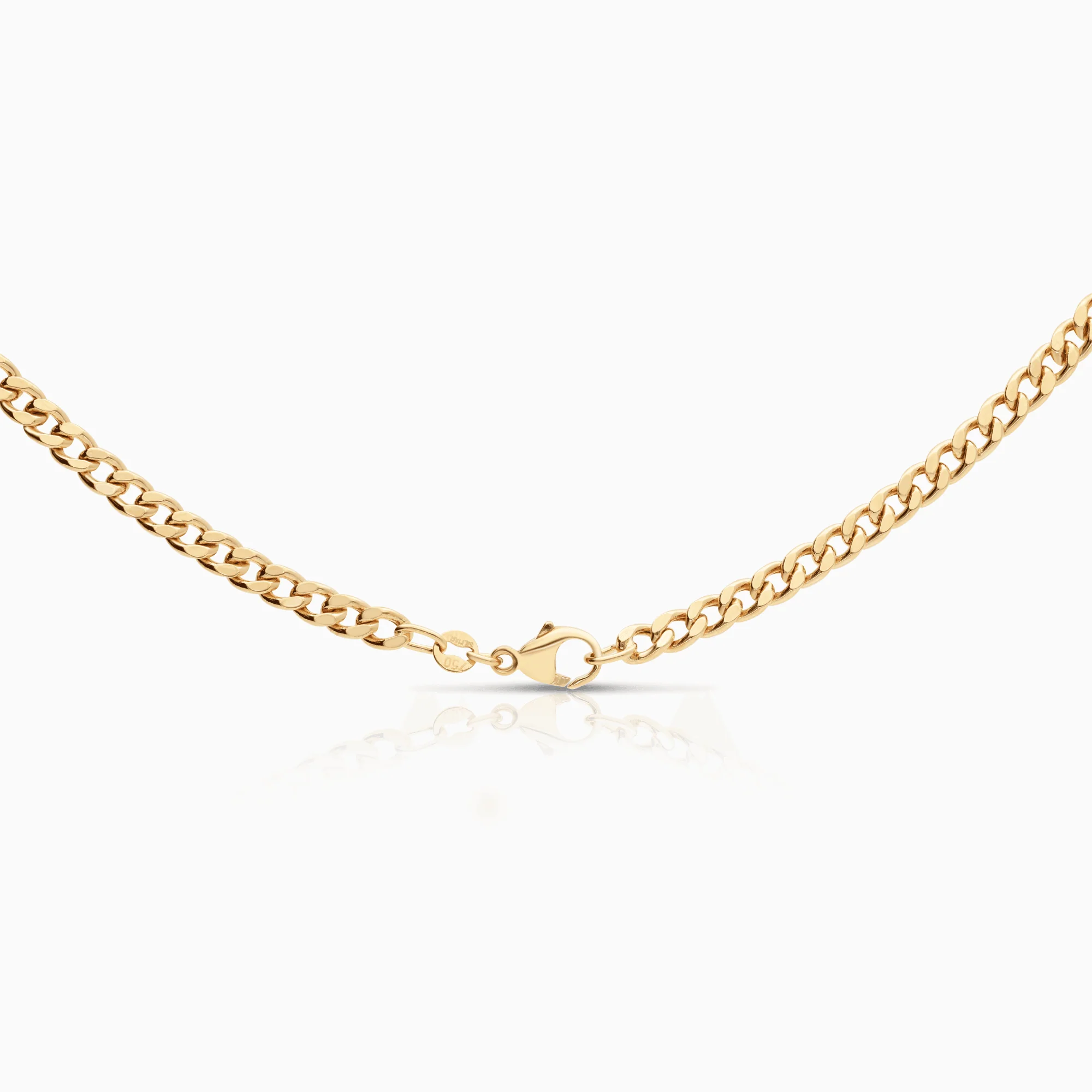 Curb chain 13.86g 18K gold - Image 2