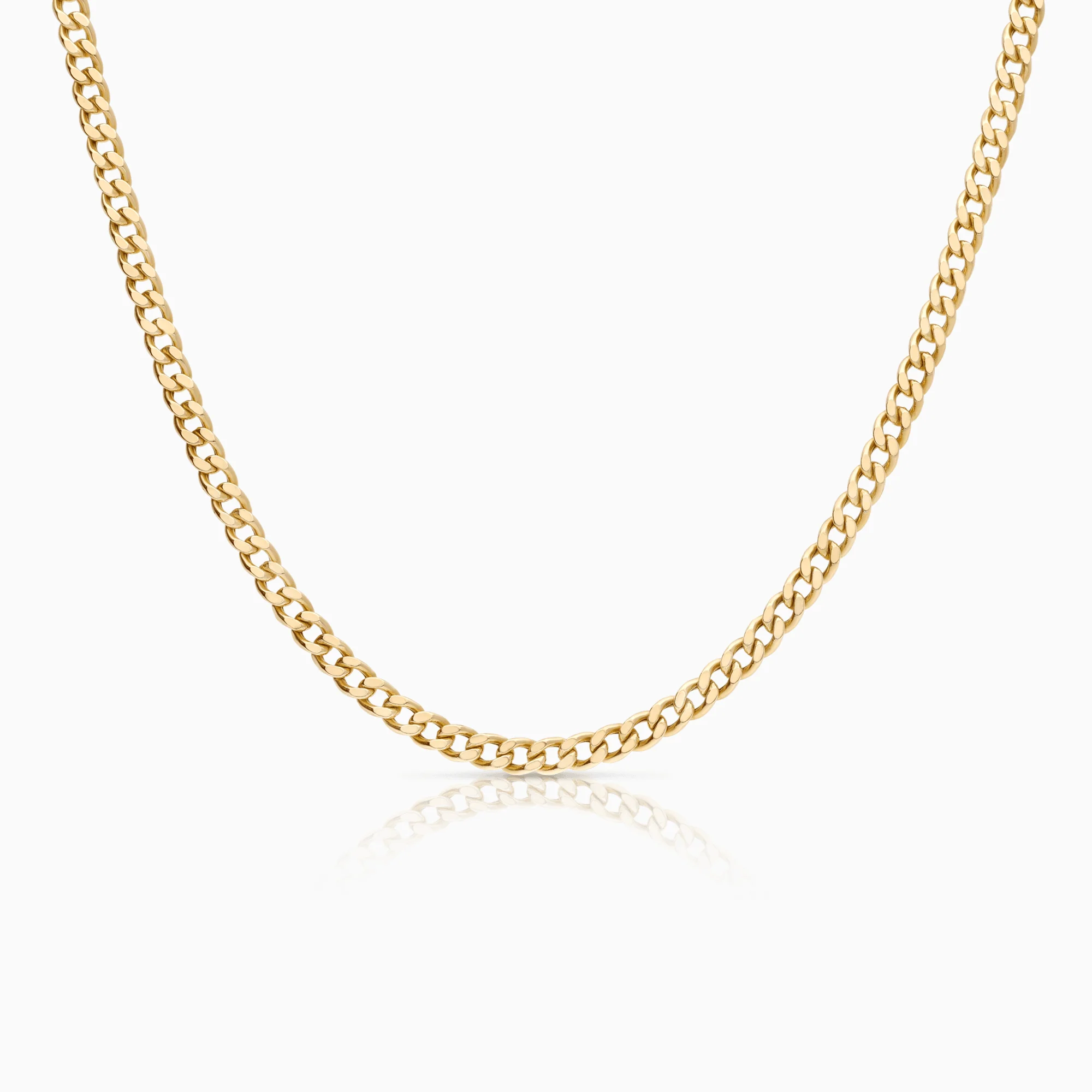 Curb chain 14.30g 18K gold