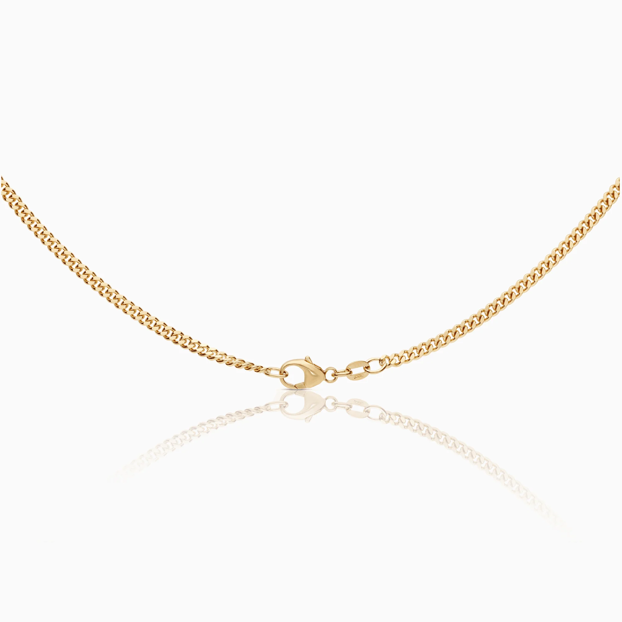 Curb chain 15.20g 18K gold - Image 2