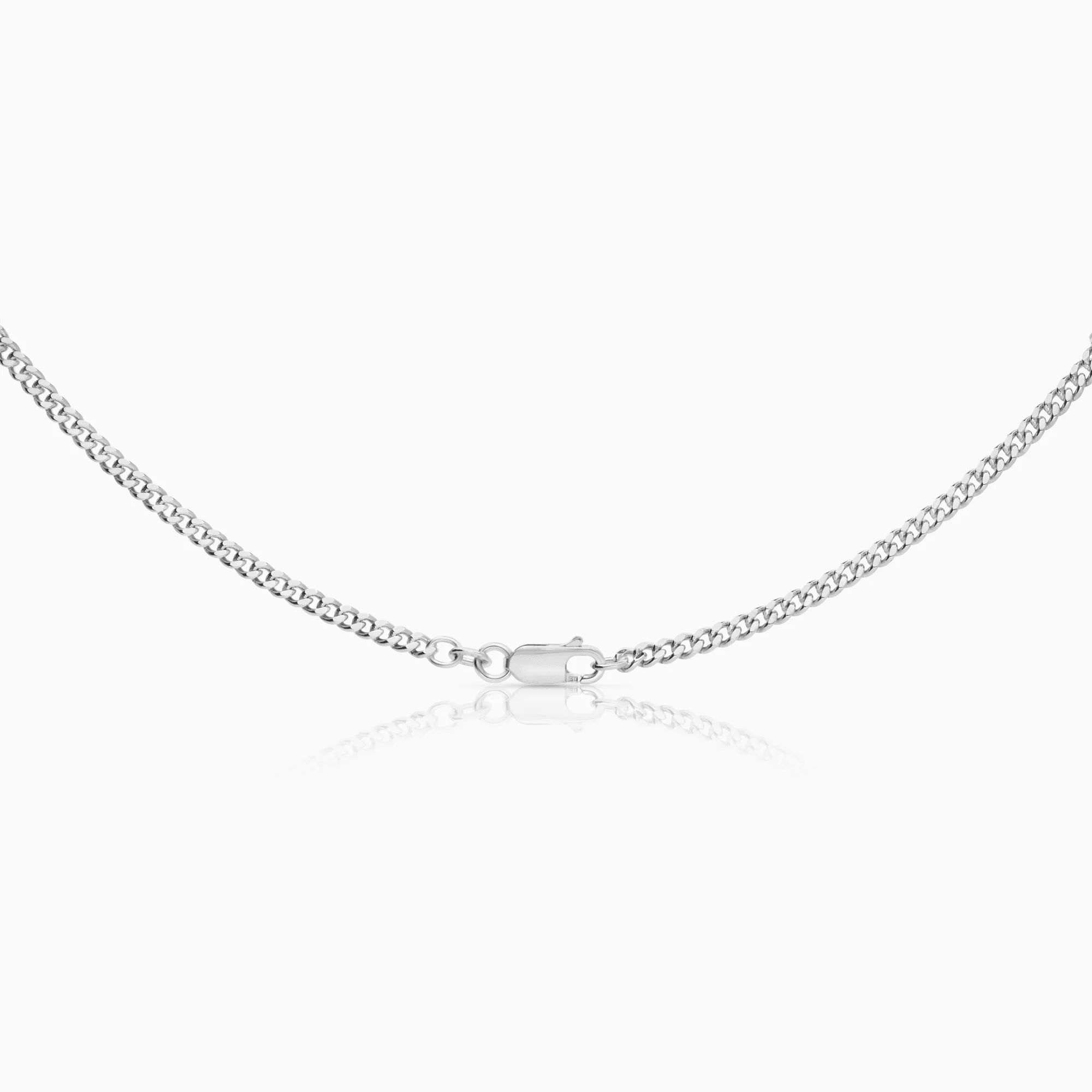 Curb Chain 20.55g 18K White Gold - Image 2