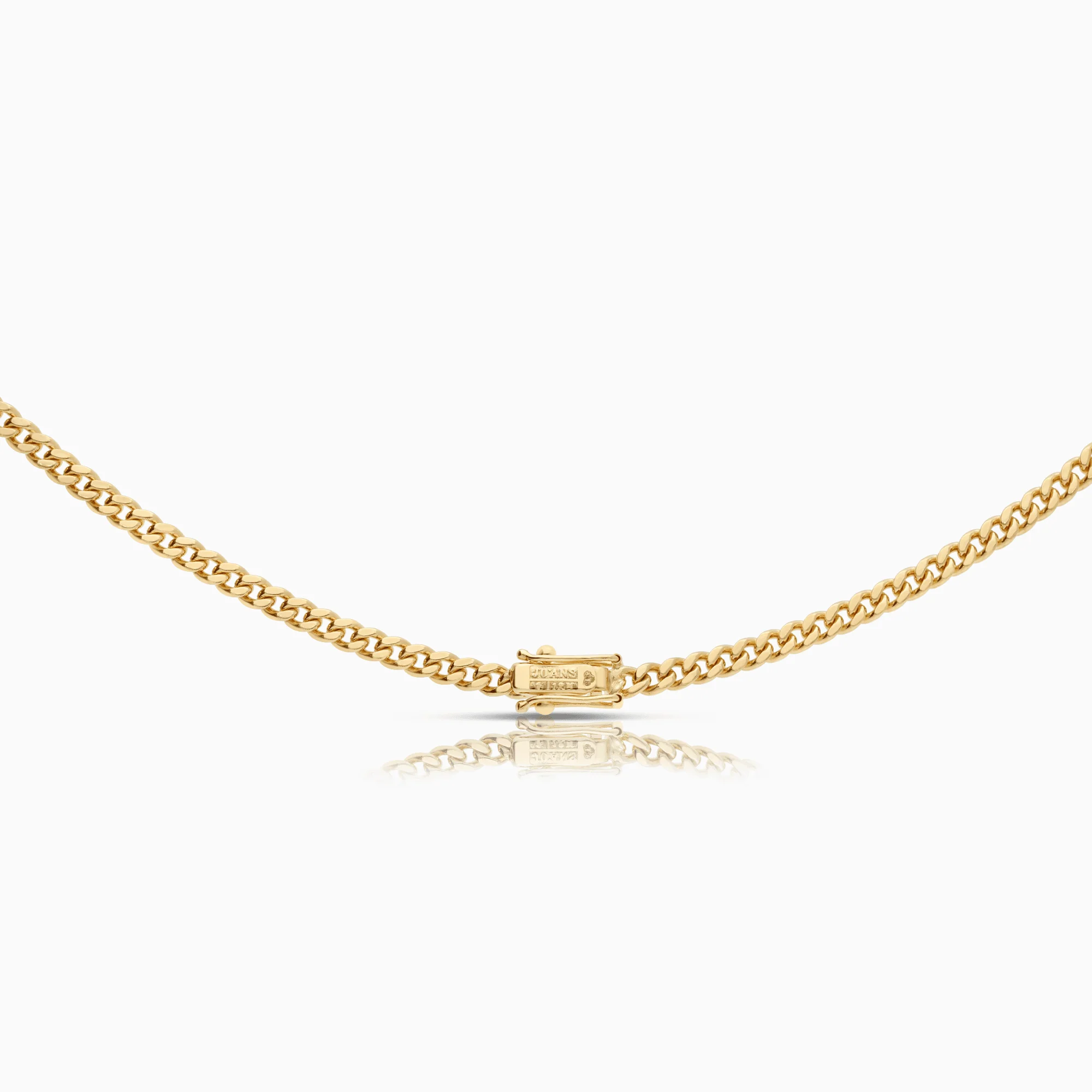 Curb chain 24.68g 18K gold - Image 2