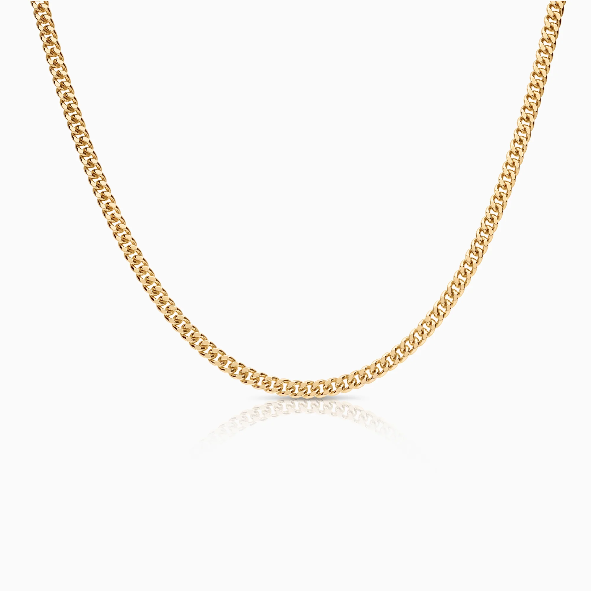 Curb chain 27.14g 18K gold