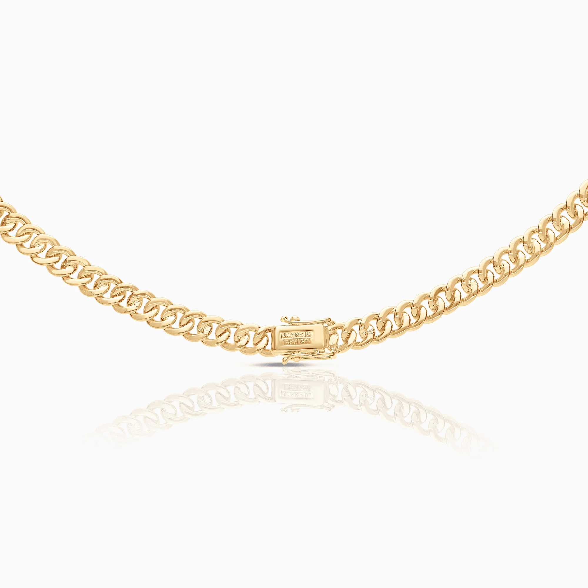 Curb chain 36.70g 18K gold - Image 2