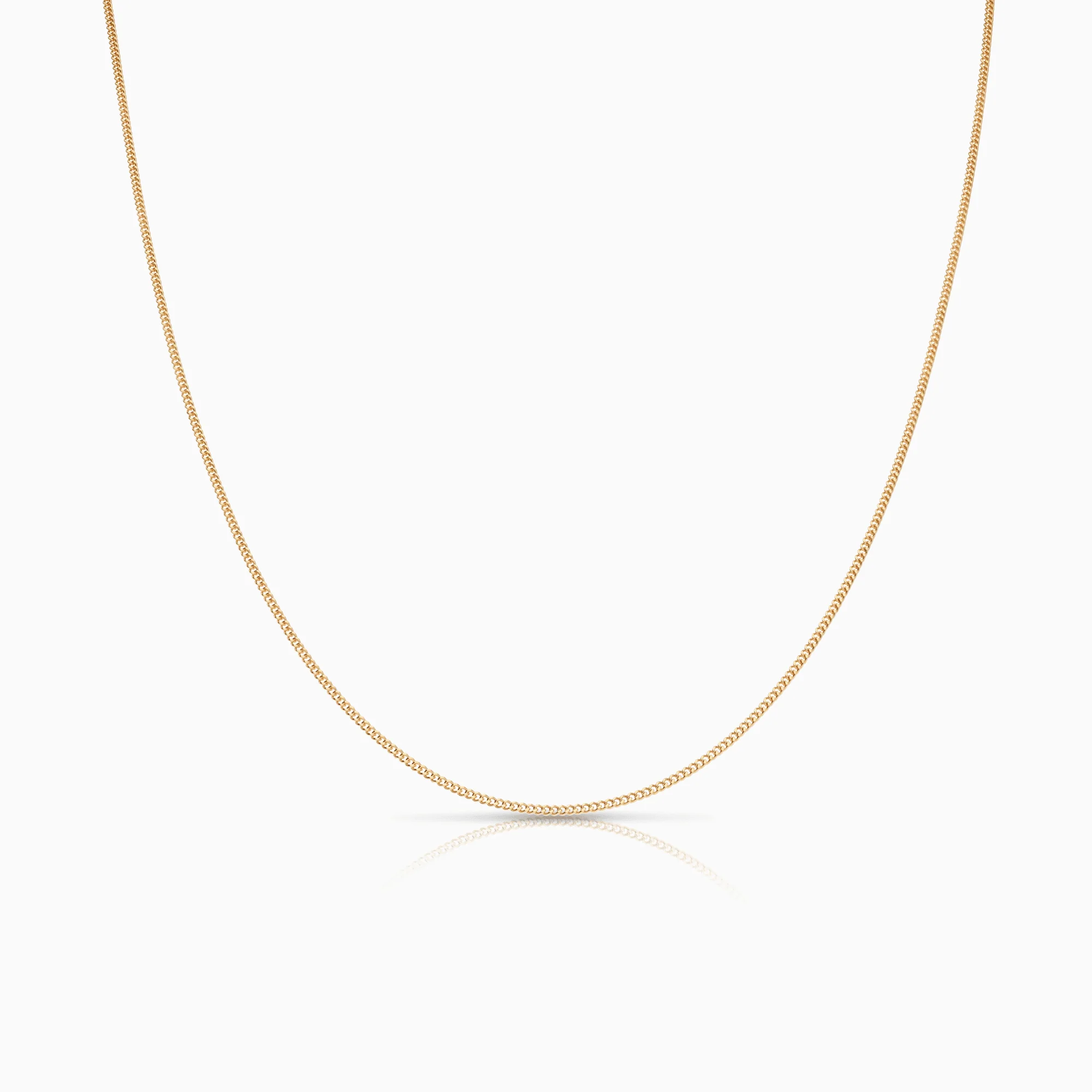 Curb chain 36cm 18K gold