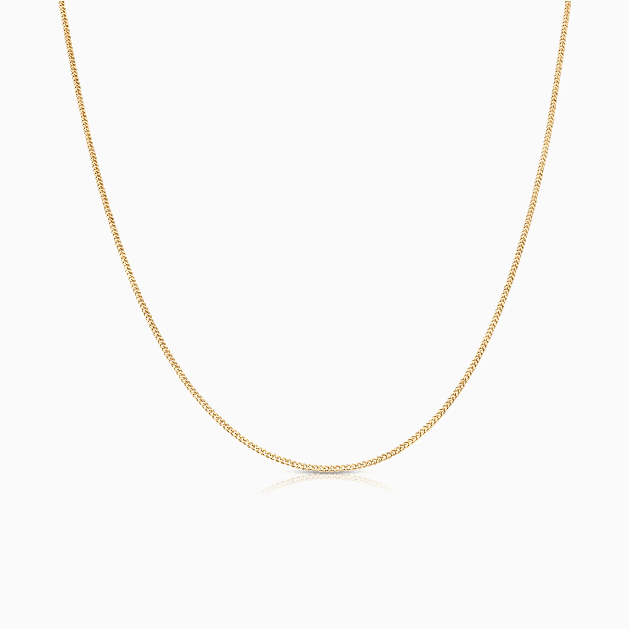 Curb chain 36cm 18K gold