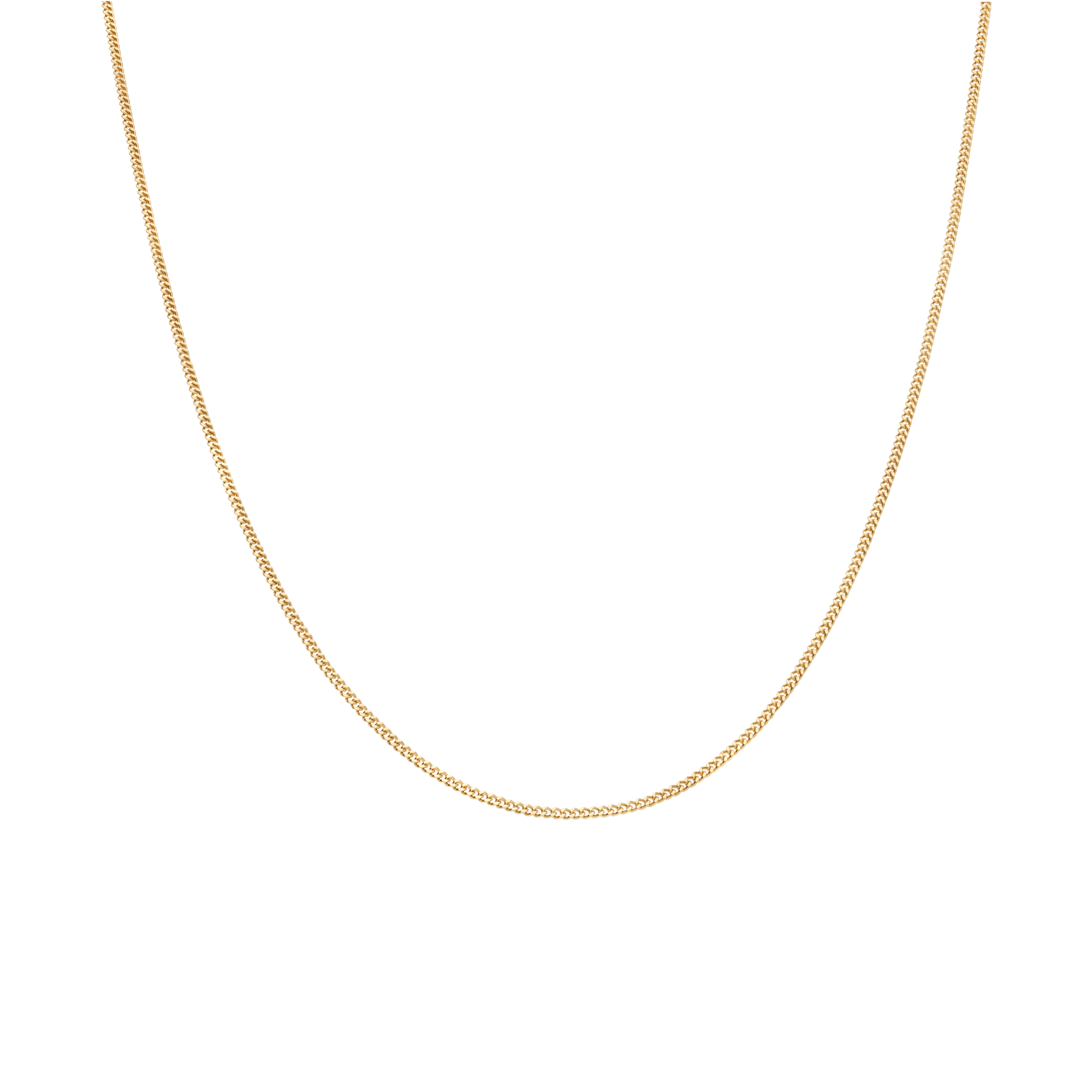 Curb chain 36cm 18K gold - Image 2